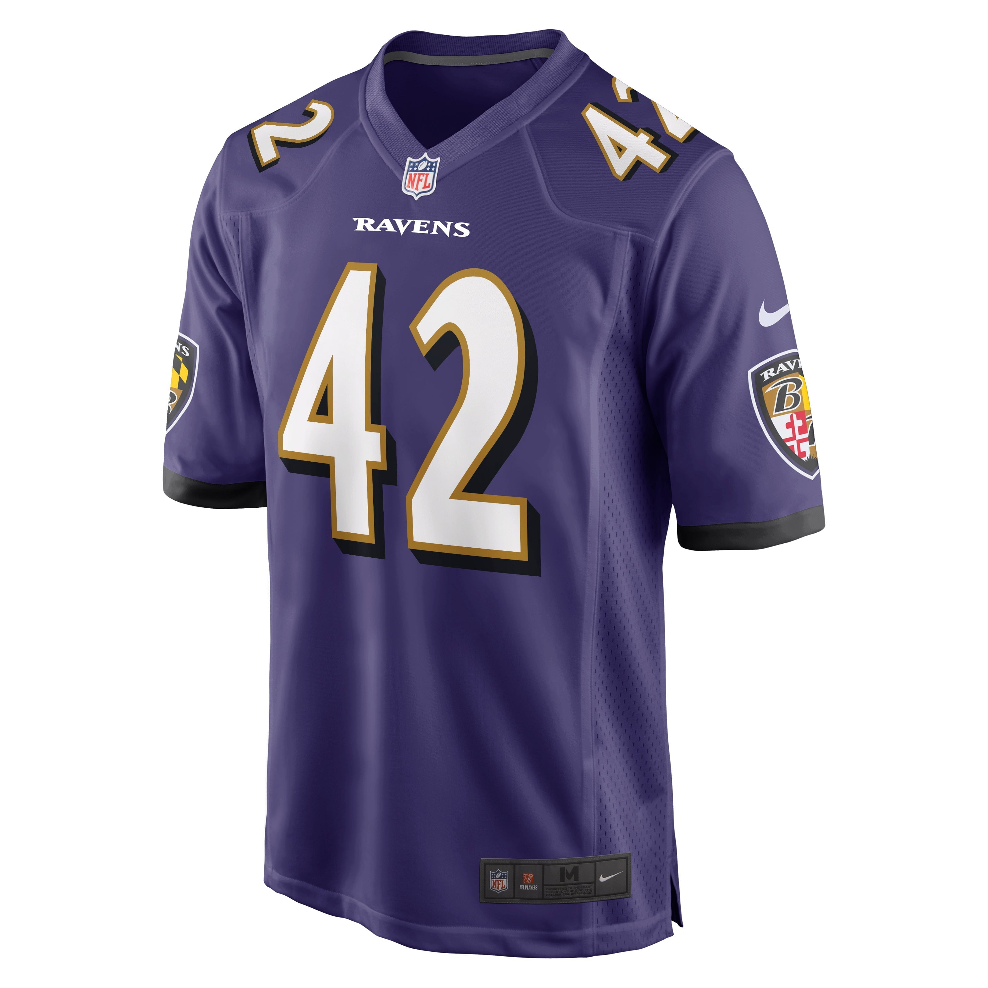 Men's Nike Patrick Ricard Purple Baltimore Ravens Game Jersey - vstockx