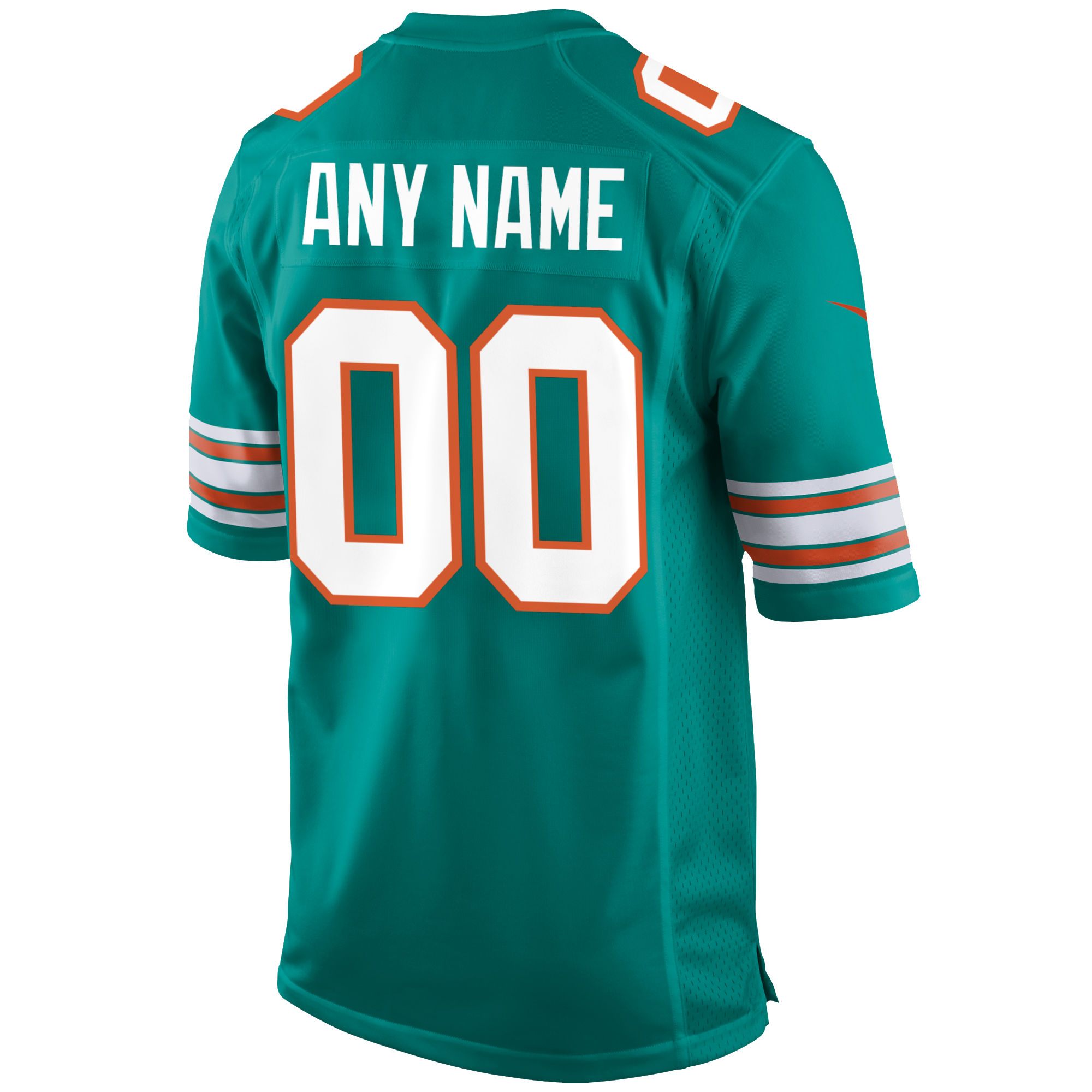 Miami Dolphins Nike Alternate Custom Game Jersey - Aqua - vstockx