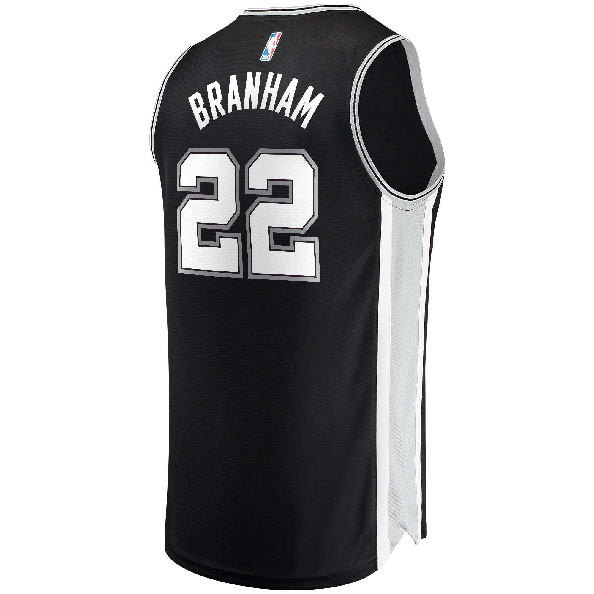 Malaki Branham San Antonio Spurs Fanatics Branded 2022 NBA Draft First Round Pick Fast Break Replica Player Jersey - Icon Edition - Black - vstockx