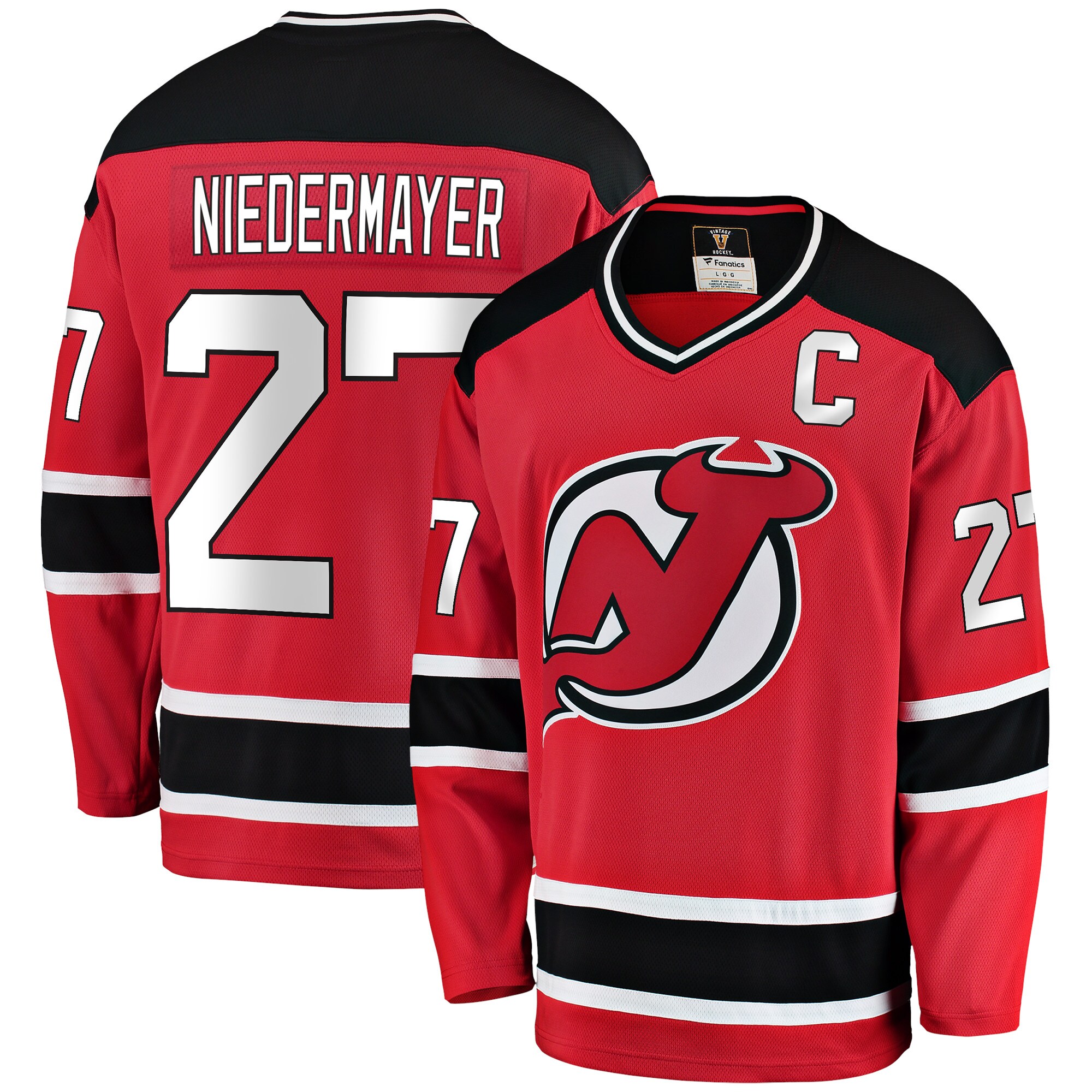 Scott Niedermayer New Jersey Devils Fanatics Branded Premier Breakaway Retired Player Jersey - Red - vstockx