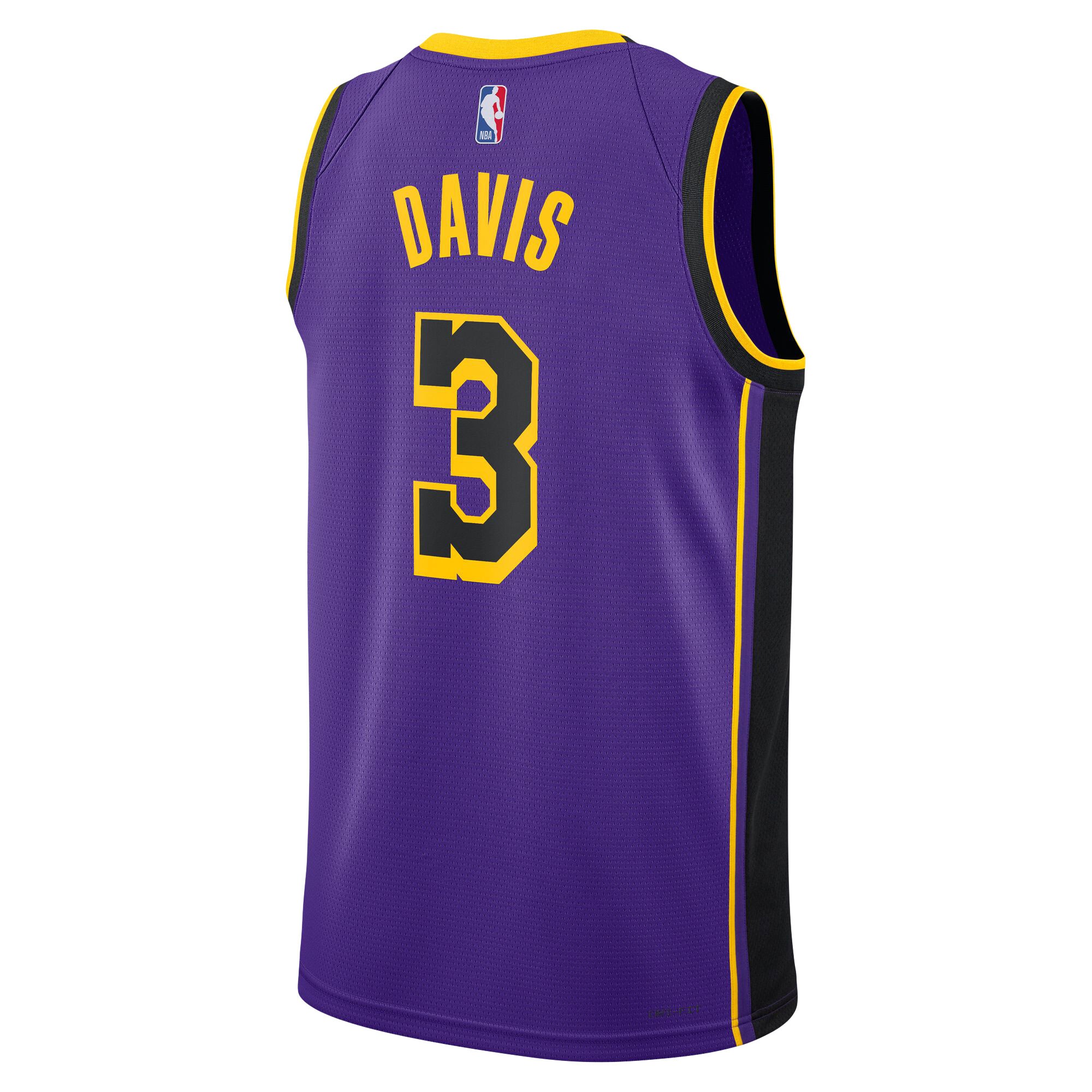 Anthony Davis Los Angeles Lakers Jordans Brand Unisex Swingman Jersey - Statement Edition - Purple - vstockx