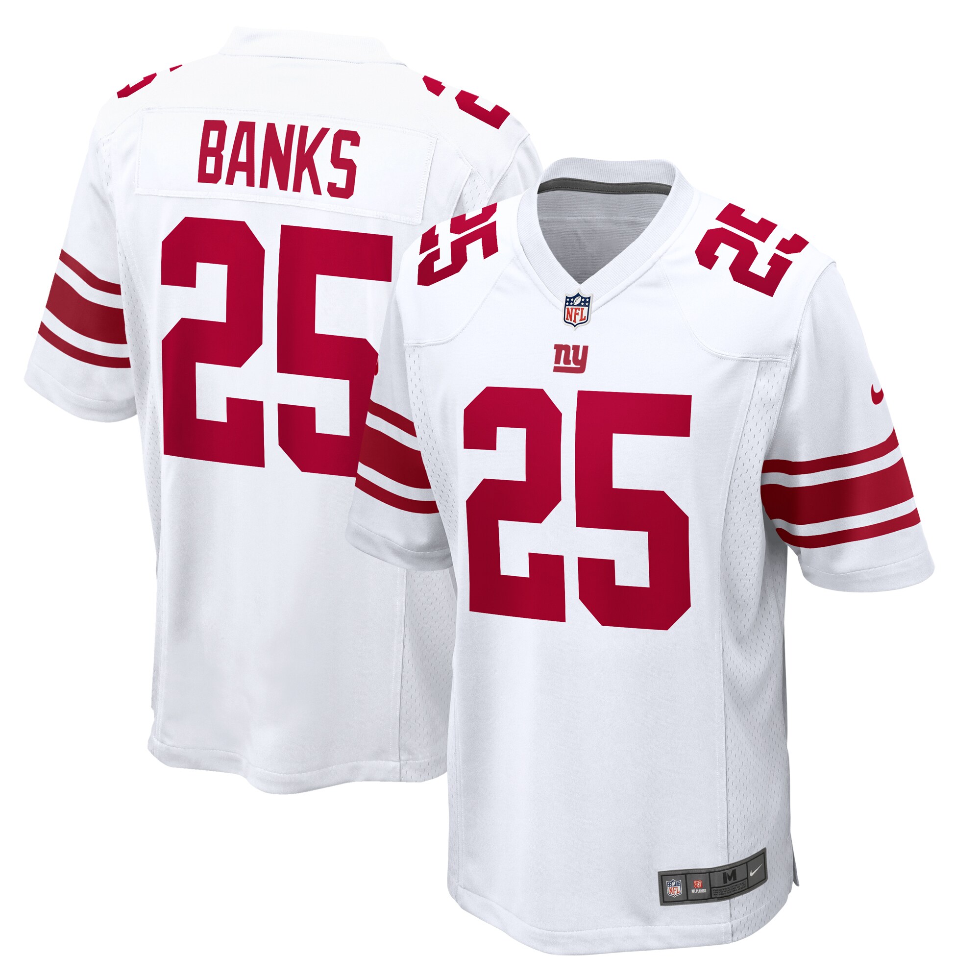 Deonte Banks New York Giants Nike Game Jersey - White - vstockx