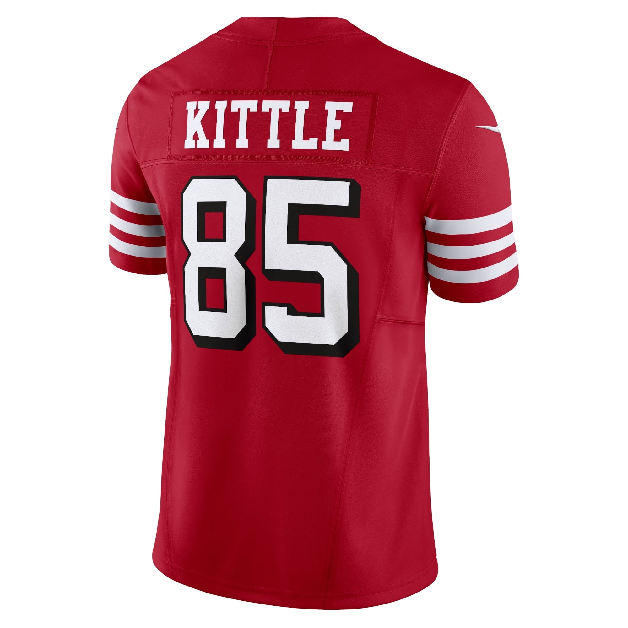 Men's Nike George Kittle Scarlet San Francisco 49ers Vapor F.U.S.E. Limited Jersey - vstockx
