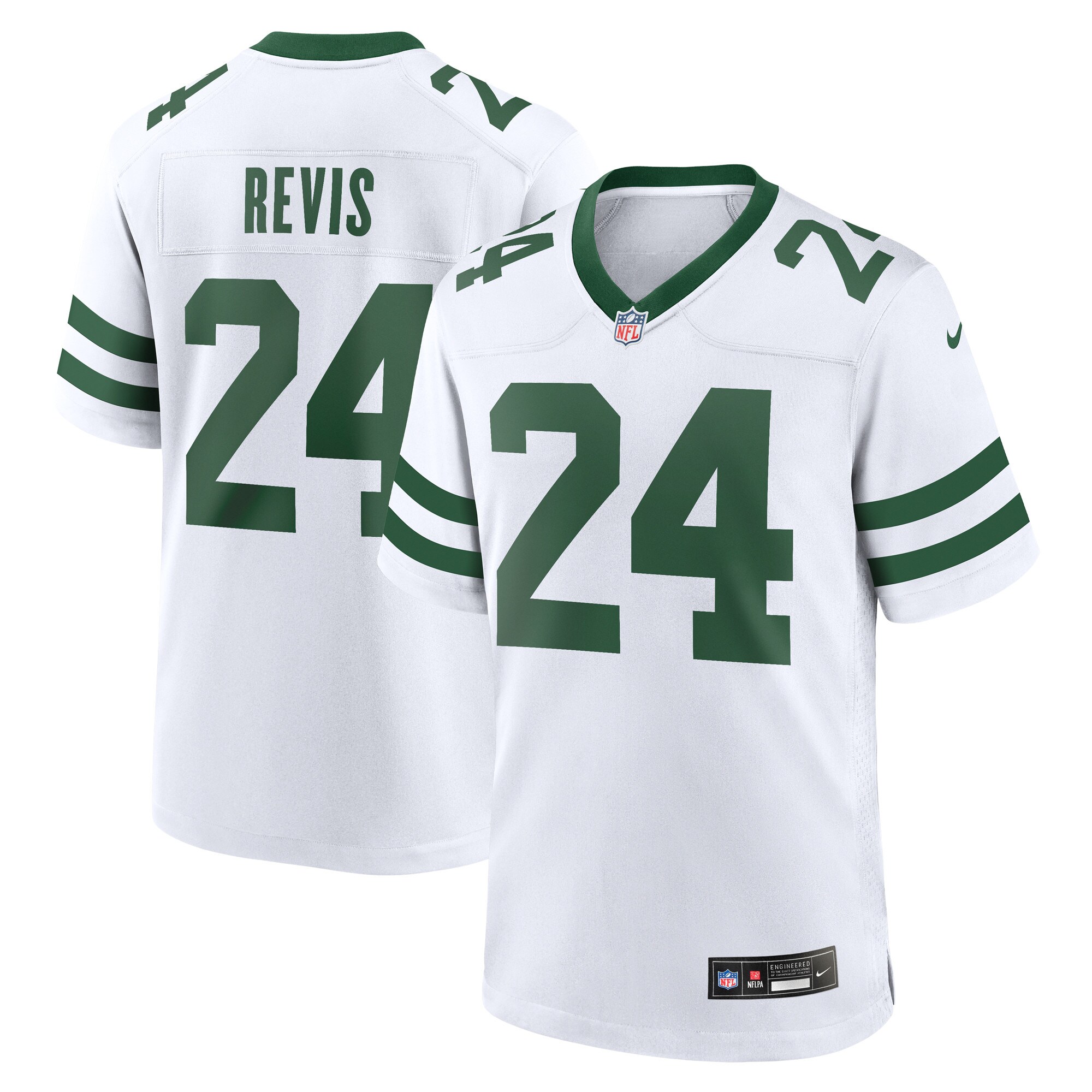Darrelle Revis New York Jets Nike Legacy Retired Player Game Jersey - White - vstockx