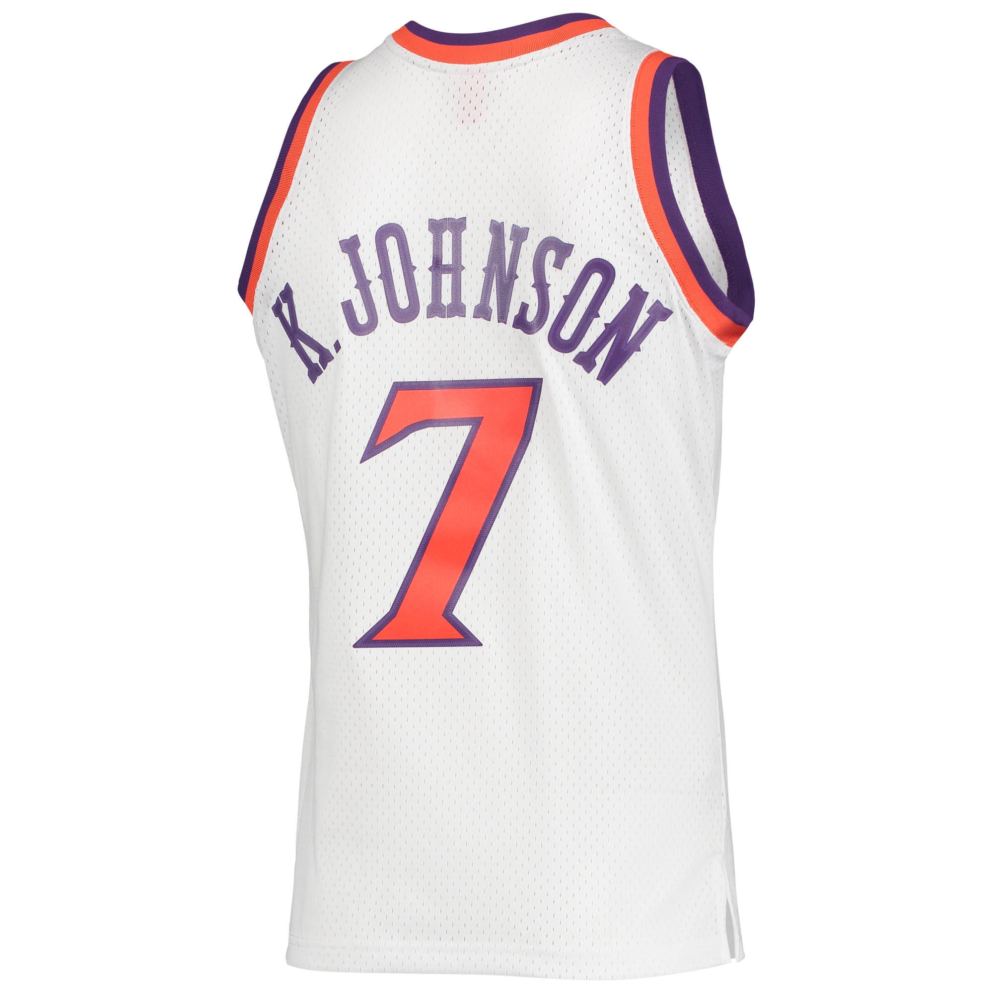 Kevin Johnson Phoenix Suns Mitchell & Ness Hardwood Classics Swingman Jersey - White - vstockx