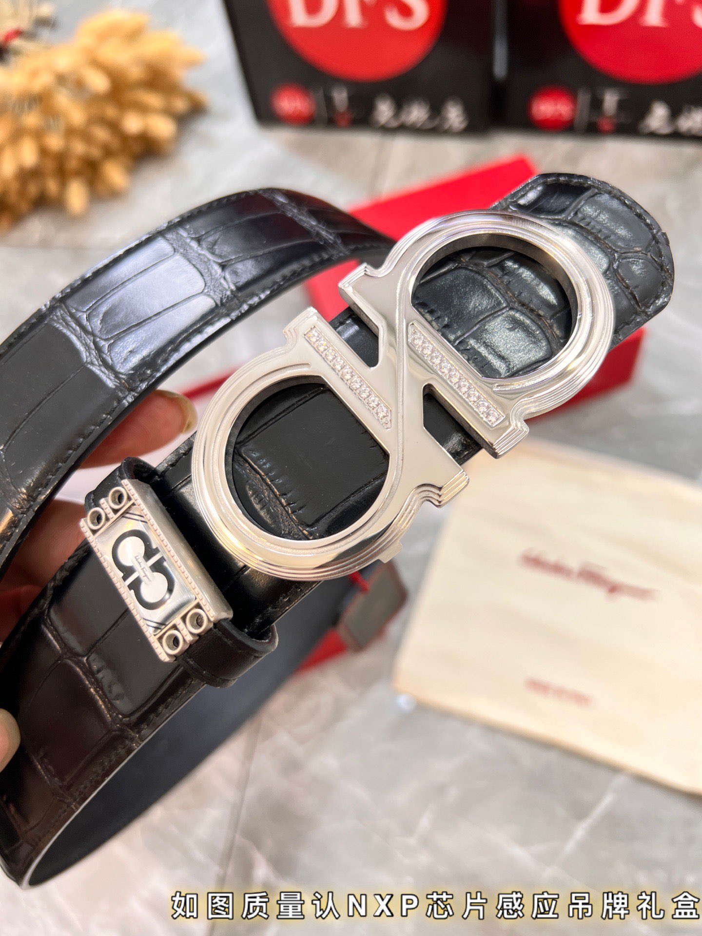 Streetwear Belt Ferragamo 319859 size:3.5cm - vstockx