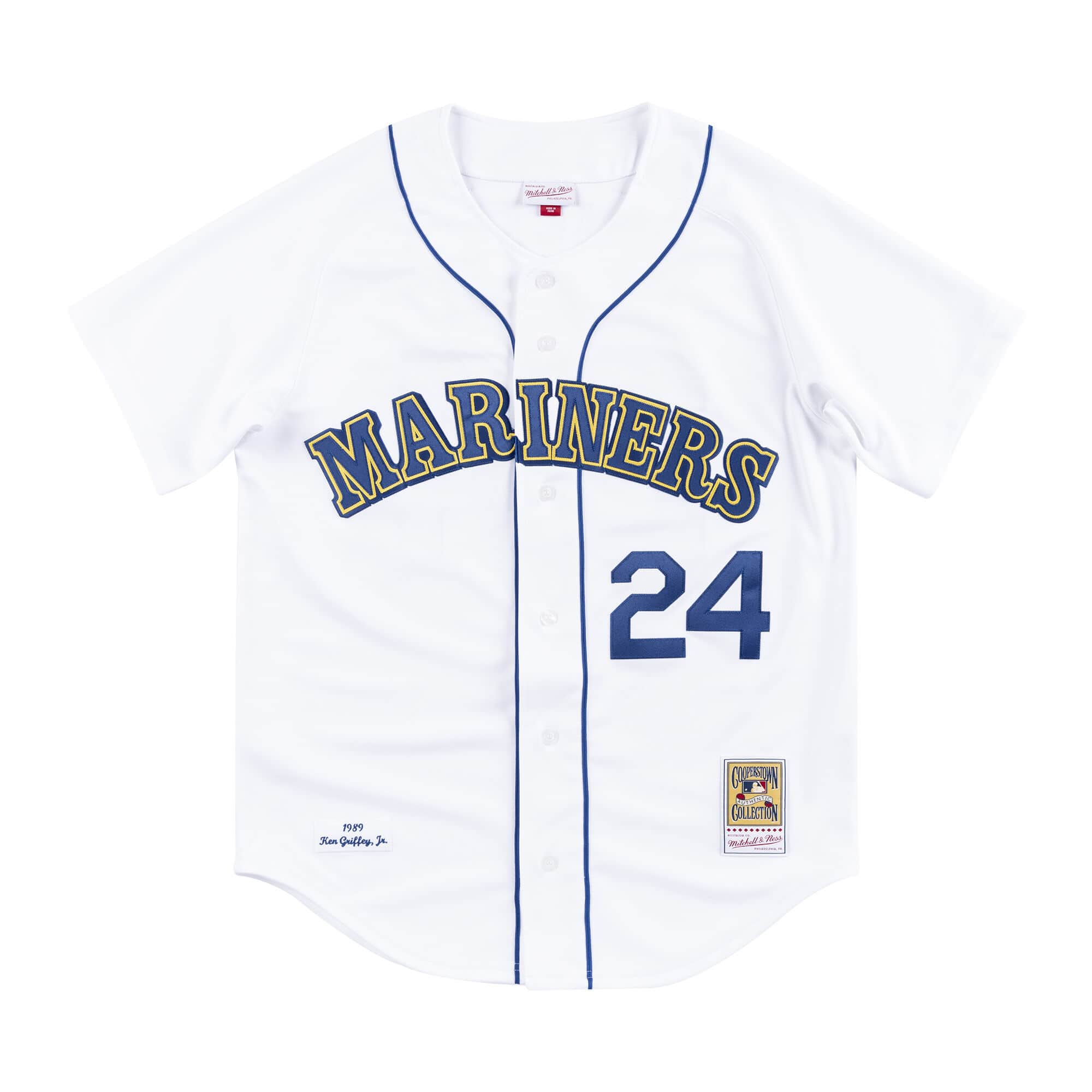 Authentic Jersey Seattle Mariners Home 1989 Ken Griffey Jr. - vstockx