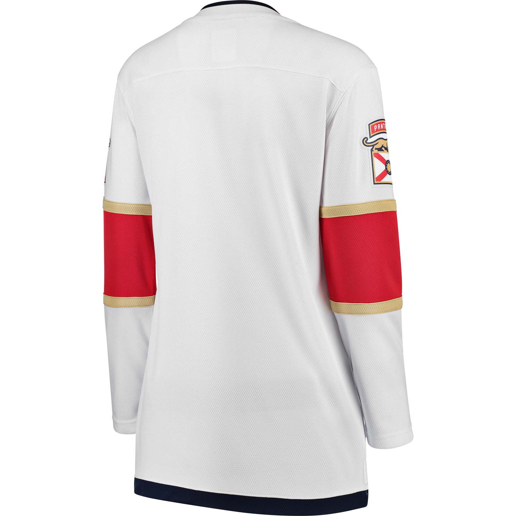 Florida Panthers Fanatics Branded Women's Away Breakaway Jersey - White - vstockx