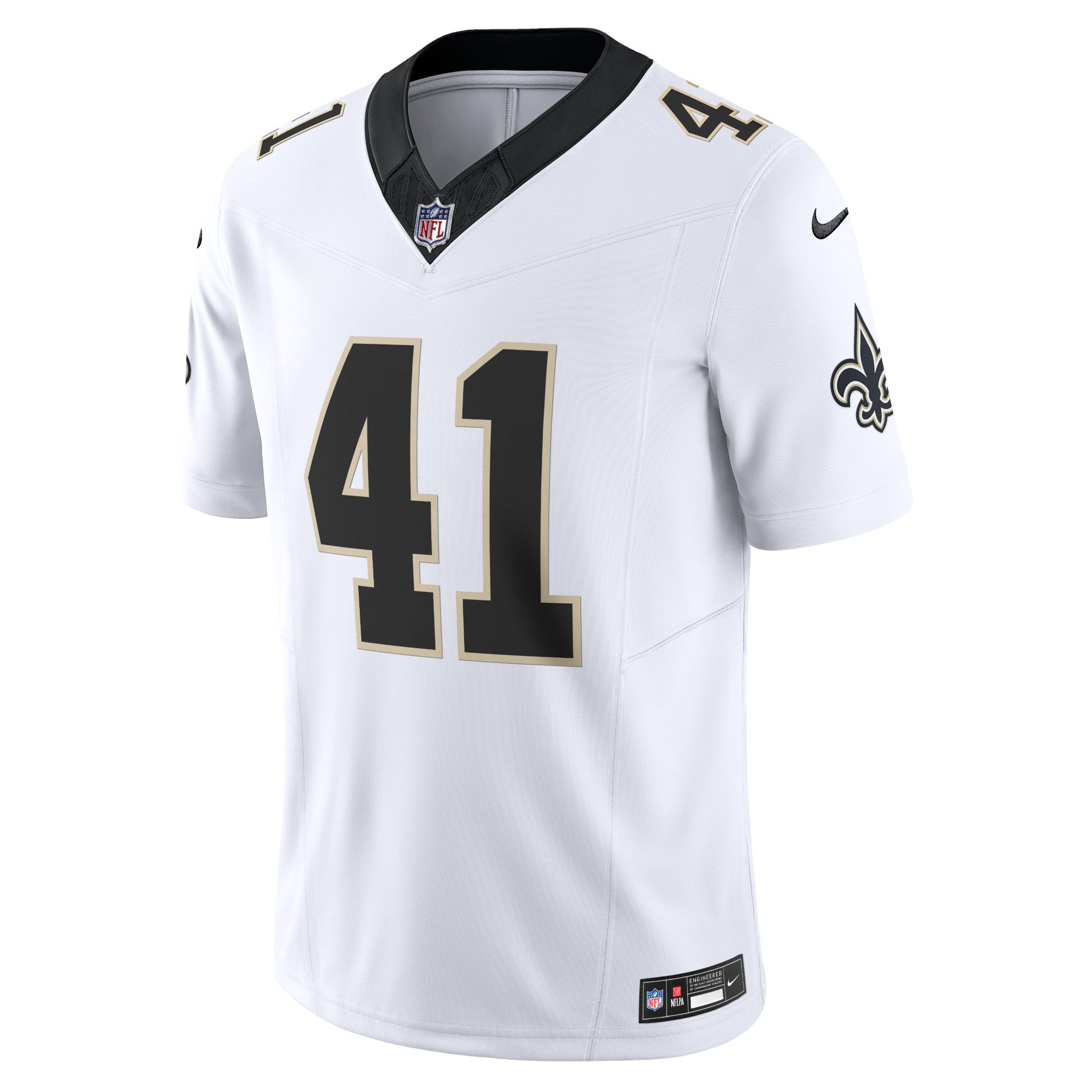 Men's Nike Alvin Kamara White New Orleans Saints Vapor F.U.S.E. Limited Jersey - vstockx