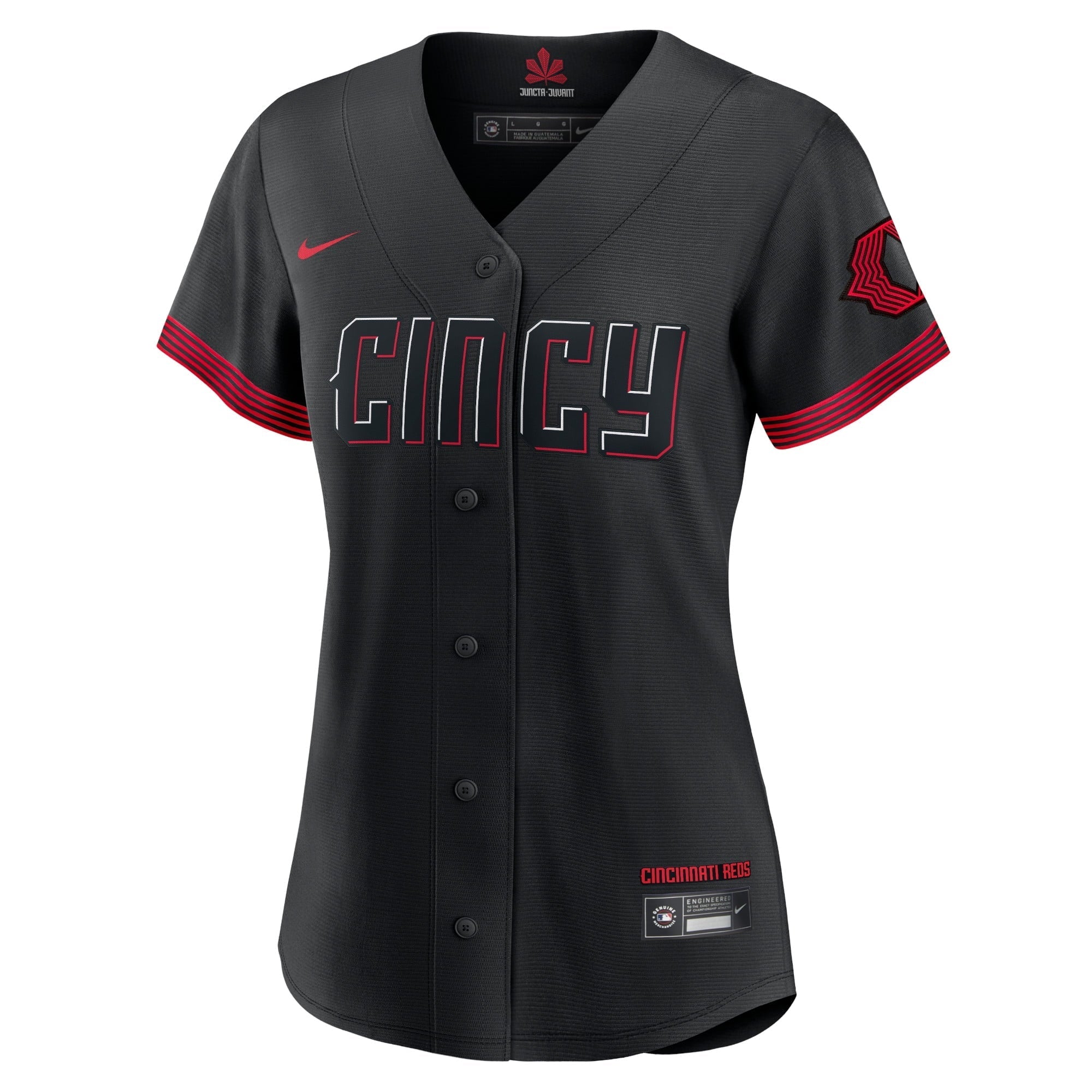 Women's Nike Ken Griffey Jr. Black Cincinnati Reds 2023 City Connect Replica Player Jersey - vstockx