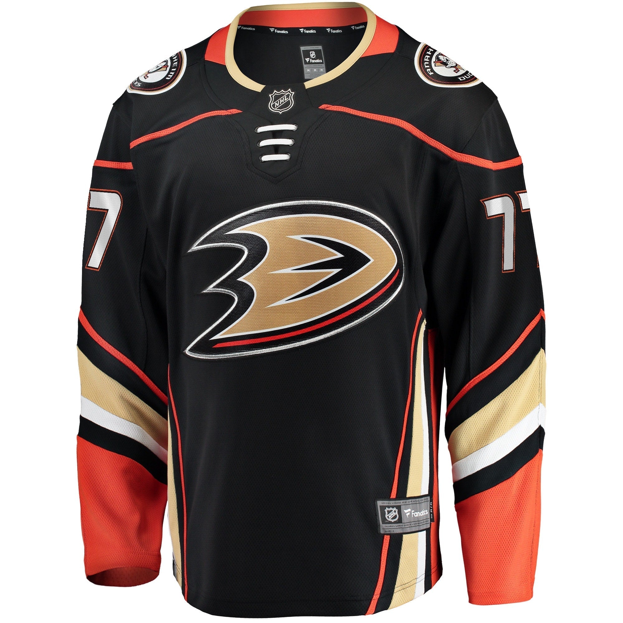 Men's Fanatics Branded Frank Vatrano Black Anaheim Ducks Home Breakaway Player Jersey - vstockx