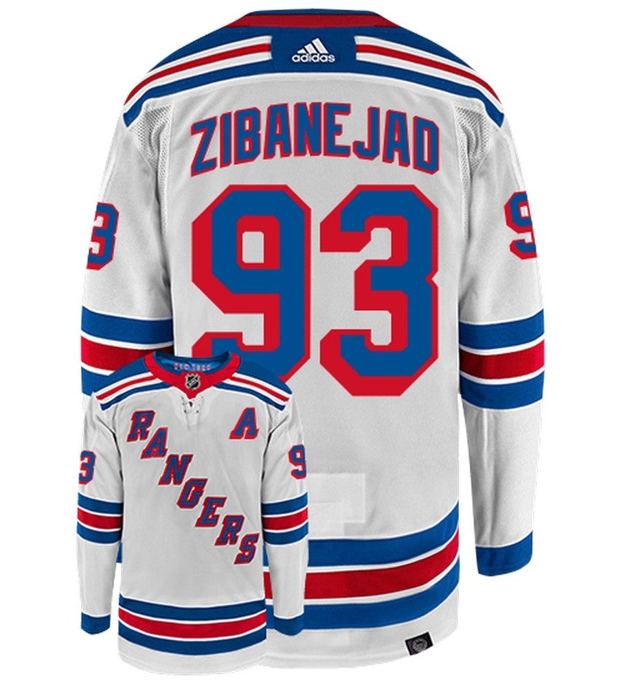 Mika Zibanejad New York Rangers Adidas Primegreen Authentic NHL Hockey Jersey - vstockx