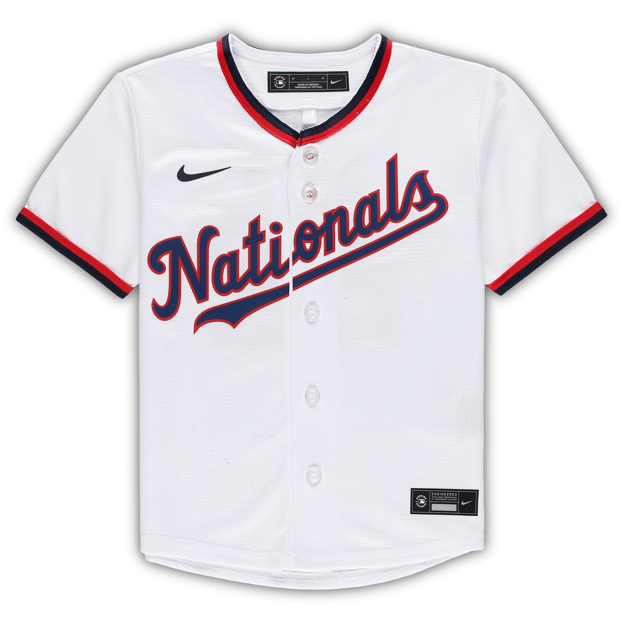 Juan Soto Washington Nationals Nike Toddler Alternate Replica Player Jersey - White - vstockx