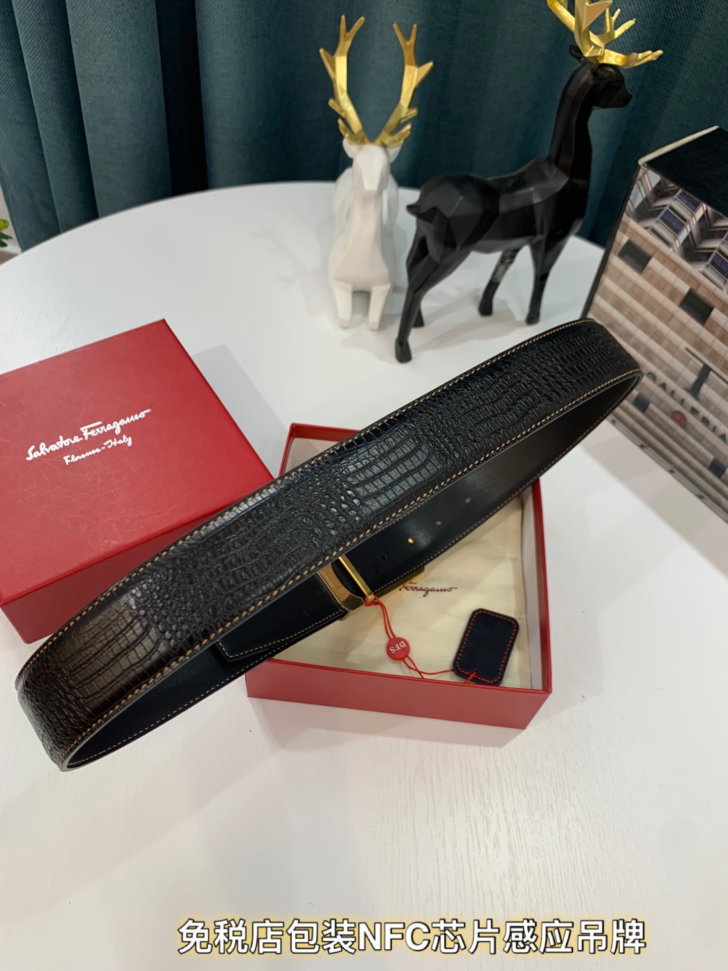 Streetwear Belt Ferragamo 319260 size:3.5cm - vstockx