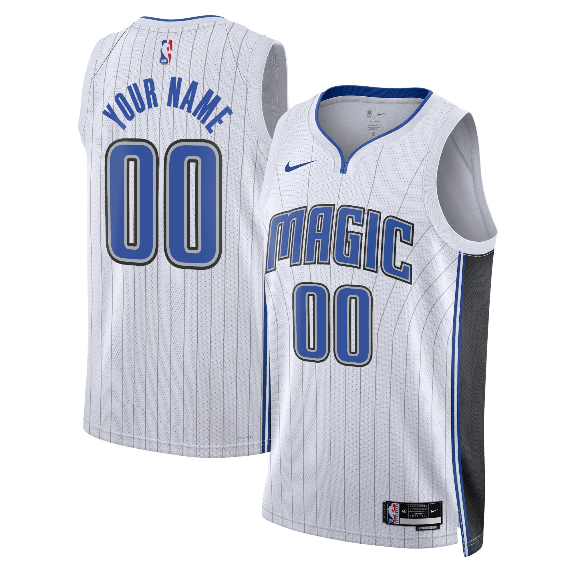 Orlando Magic Nike Unisex Swingman Custom Jersey White - Icon Edition - vstockx