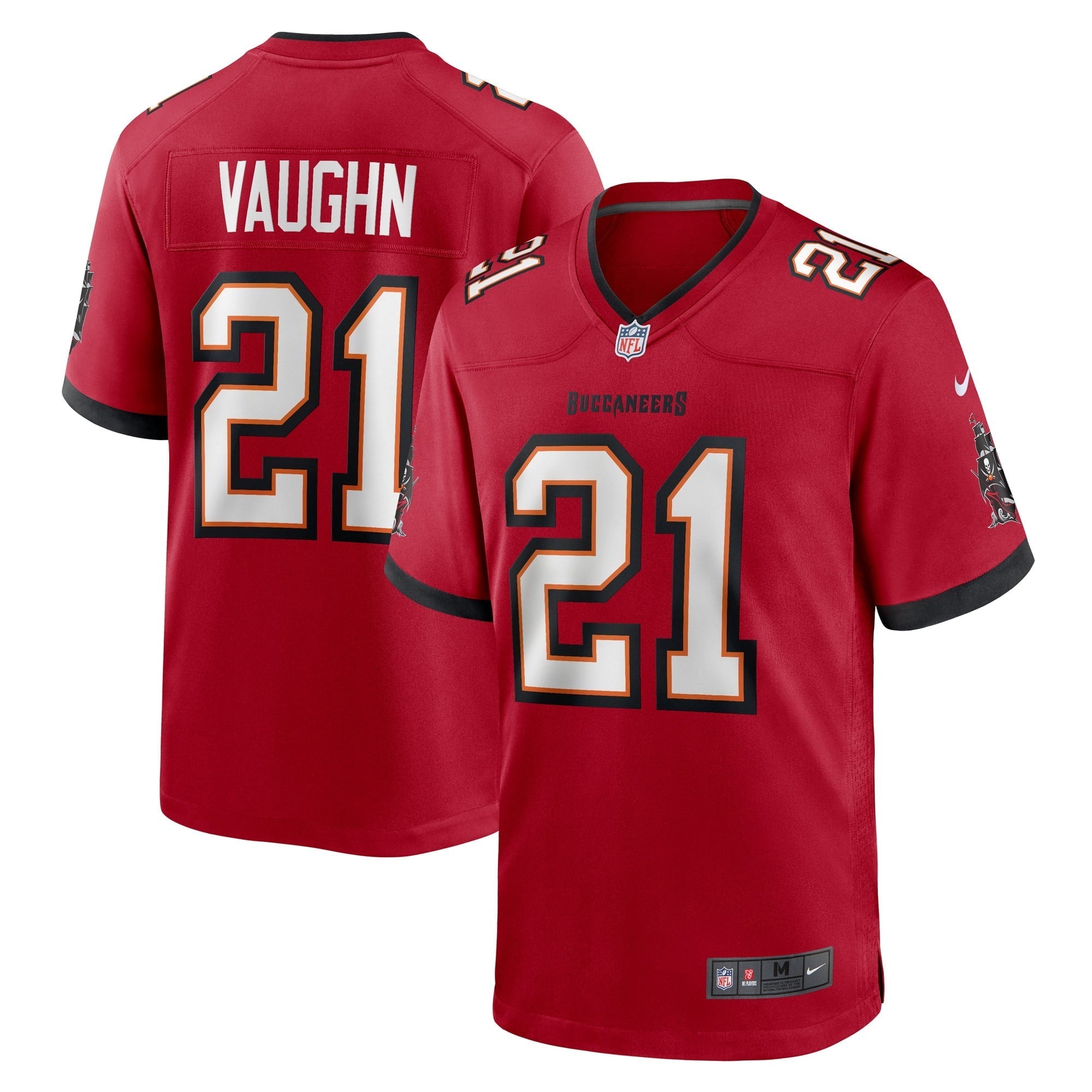 Men's Nike Ke'Shawn Vaughn Red Tampa Bay Buccaneers Player Jersey - vstockx