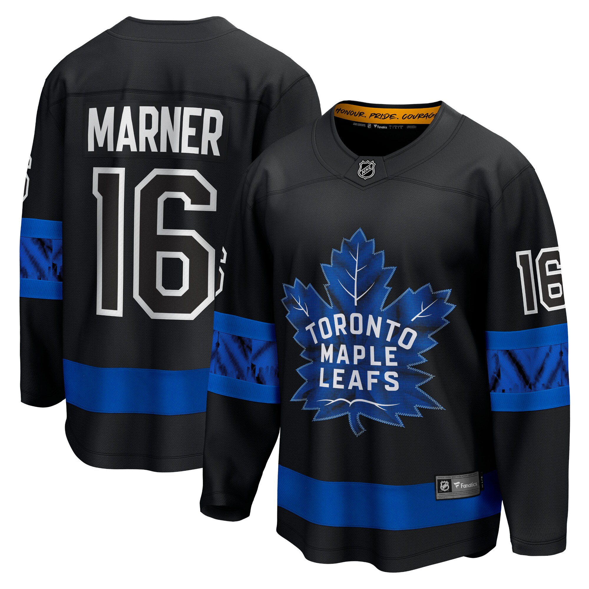 Mitchell Marner Toronto Maple Leafs Fanatics Branded Alternate Premier Breakaway Reversible Player Jersey - Black - vstockx