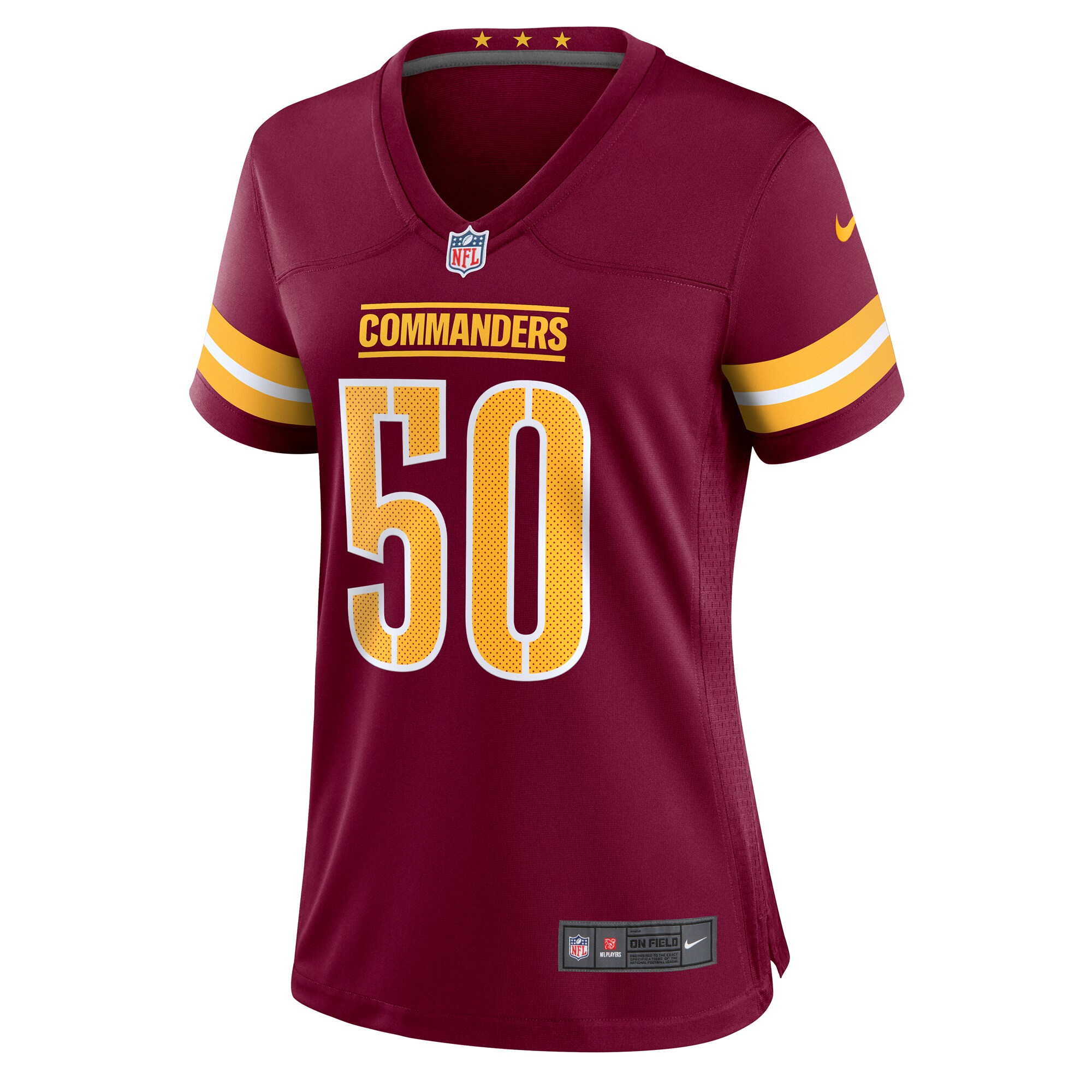 Andre Jones Jr. Washington Commanders Nike Women's Team Game Jersey - Burgundy - vstockx