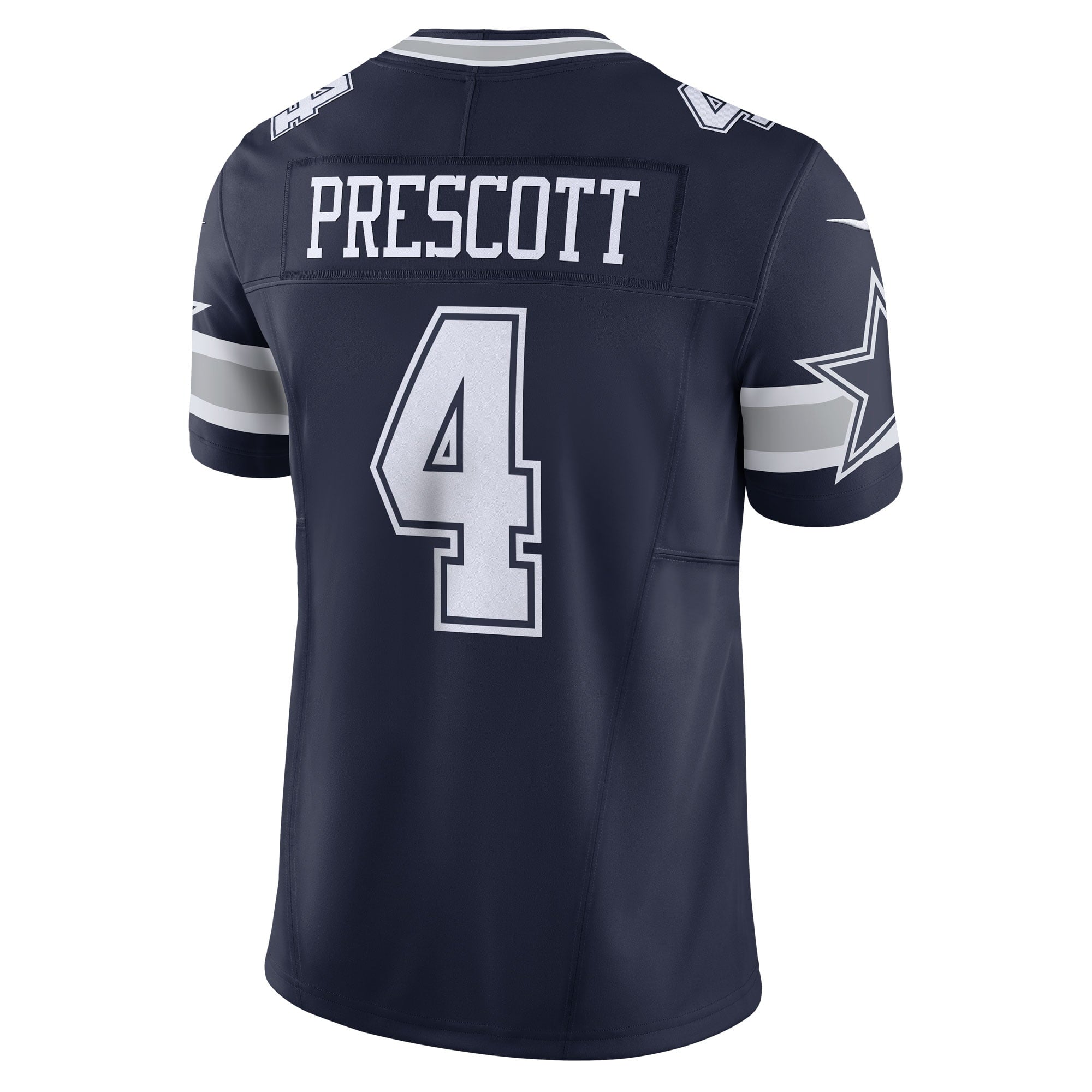 Men's Nike Dak Prescott Navy Dallas Cowboys Vapor F.U.S.E. Limited Jersey - vstockx