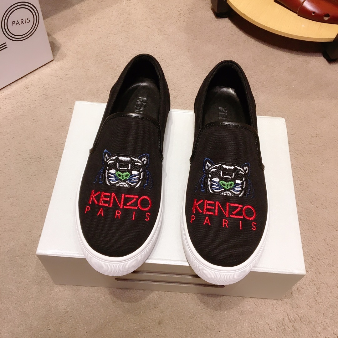 Kenzo K-SKATE Tiger canvas slip-on sneakers 18 - vstockx