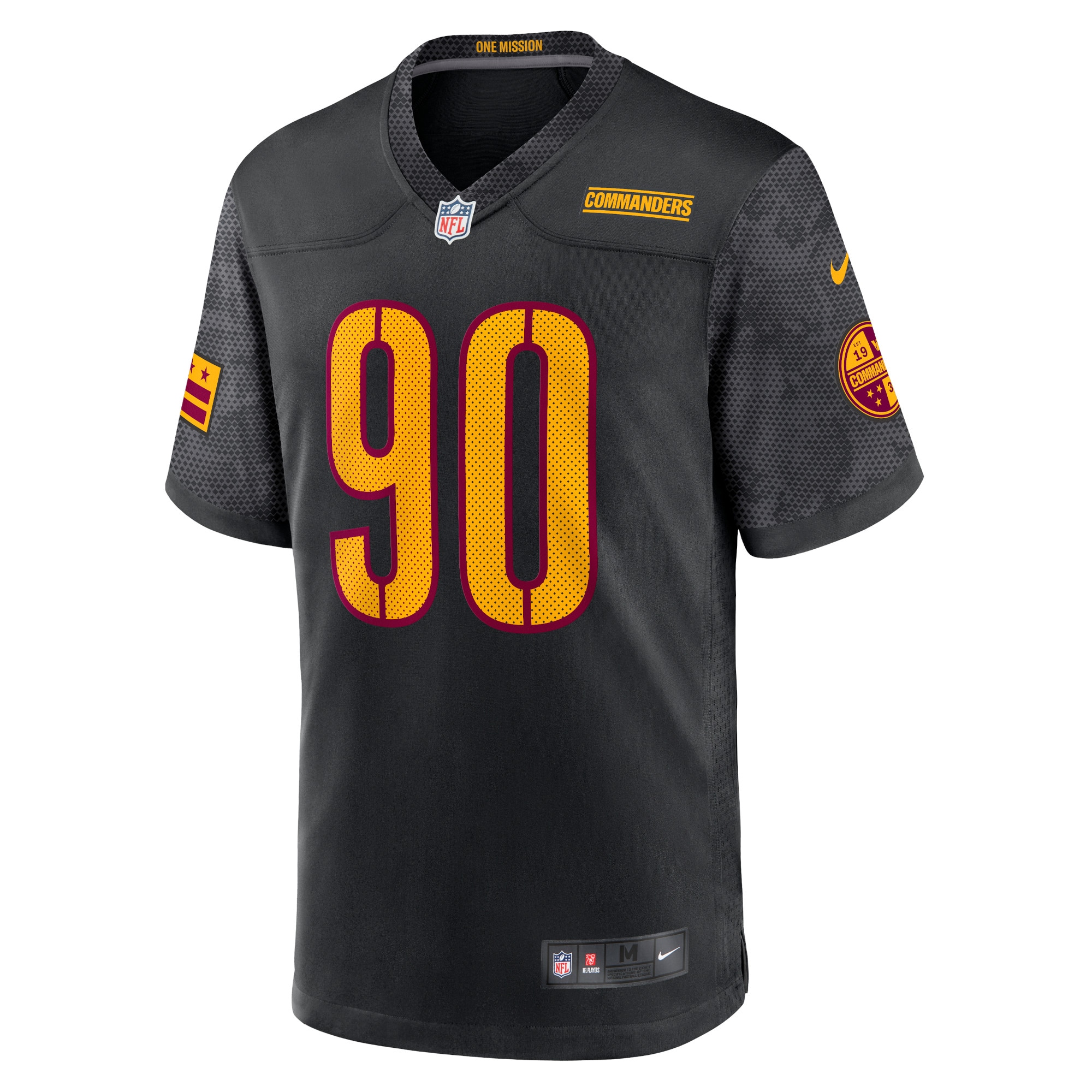 Montez Sweat Washington Commanders Nike Alternate Game Player Jersey - Black - vstockx