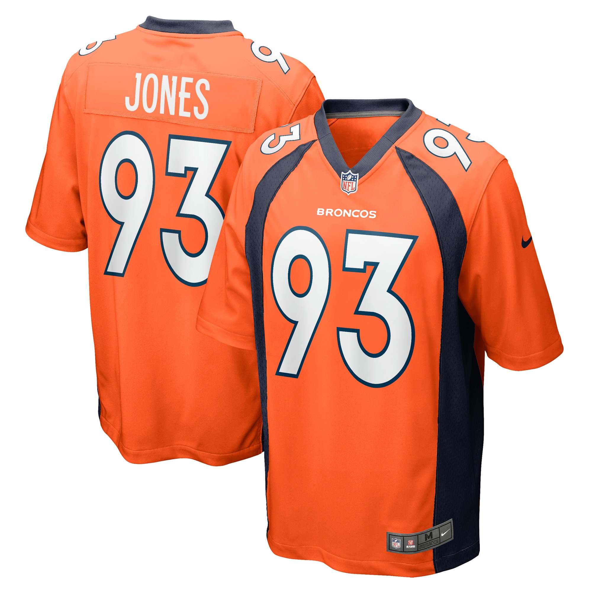 Troy Jones Denver Broncos Nike Game Jersey - Orange - vstockx