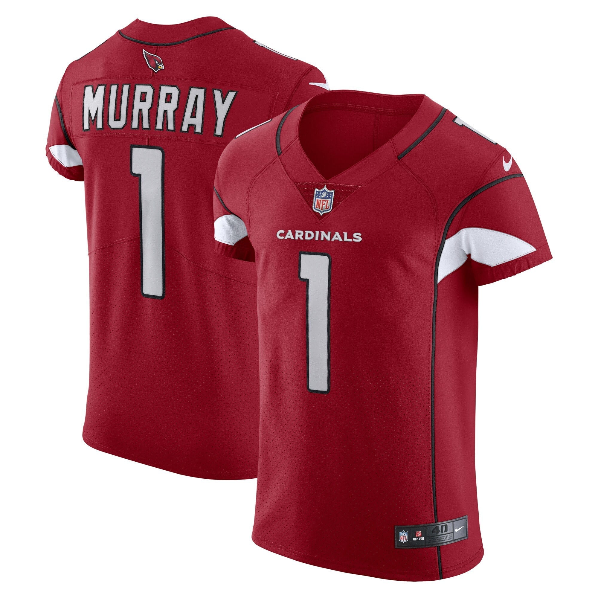 Men's Nike Kyler Murray Cardinal Arizona Cardinals Vapor Elite Jersey - vstockx