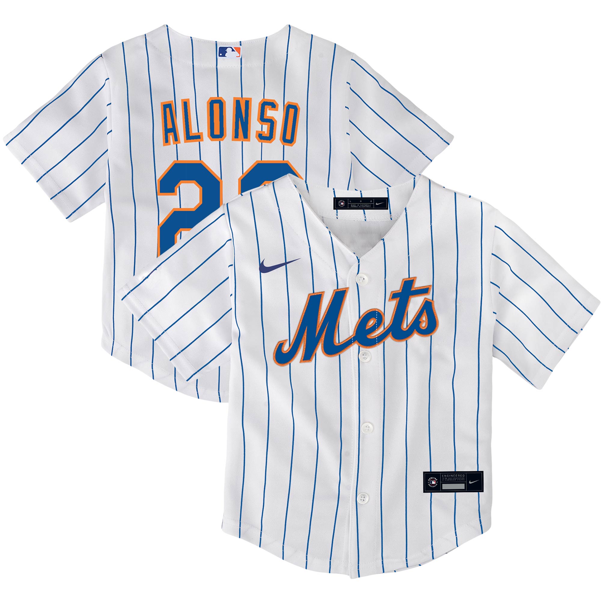 Pete Alonso New York Mets Nike Toddler Home Replica Player Jersey - White - vstockx