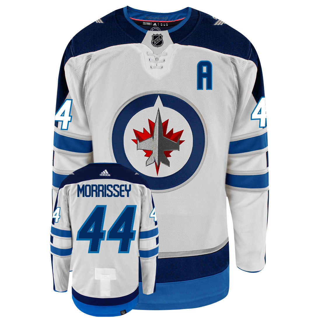 Josh Morrissey Winnipeg Jets Adidas Primegreen Authentic NHL Hockey Jersey - vstockx