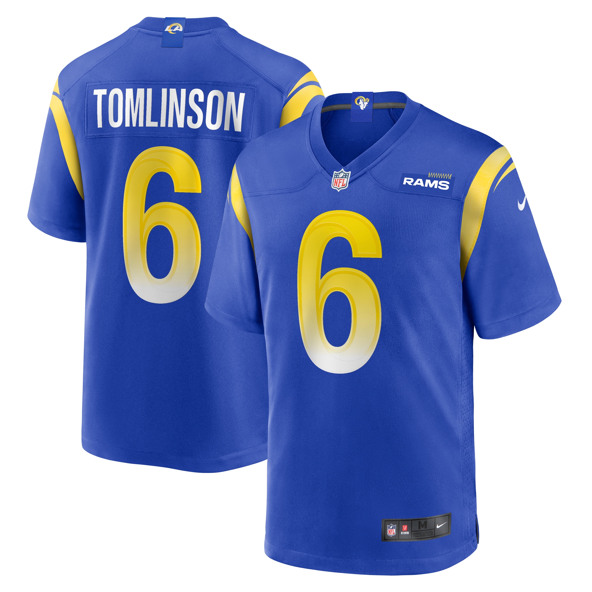 Tre'Vius Hodges-Tomlinson Los Angeles Rams Nike Team Game Jersey - Royal - vstockx