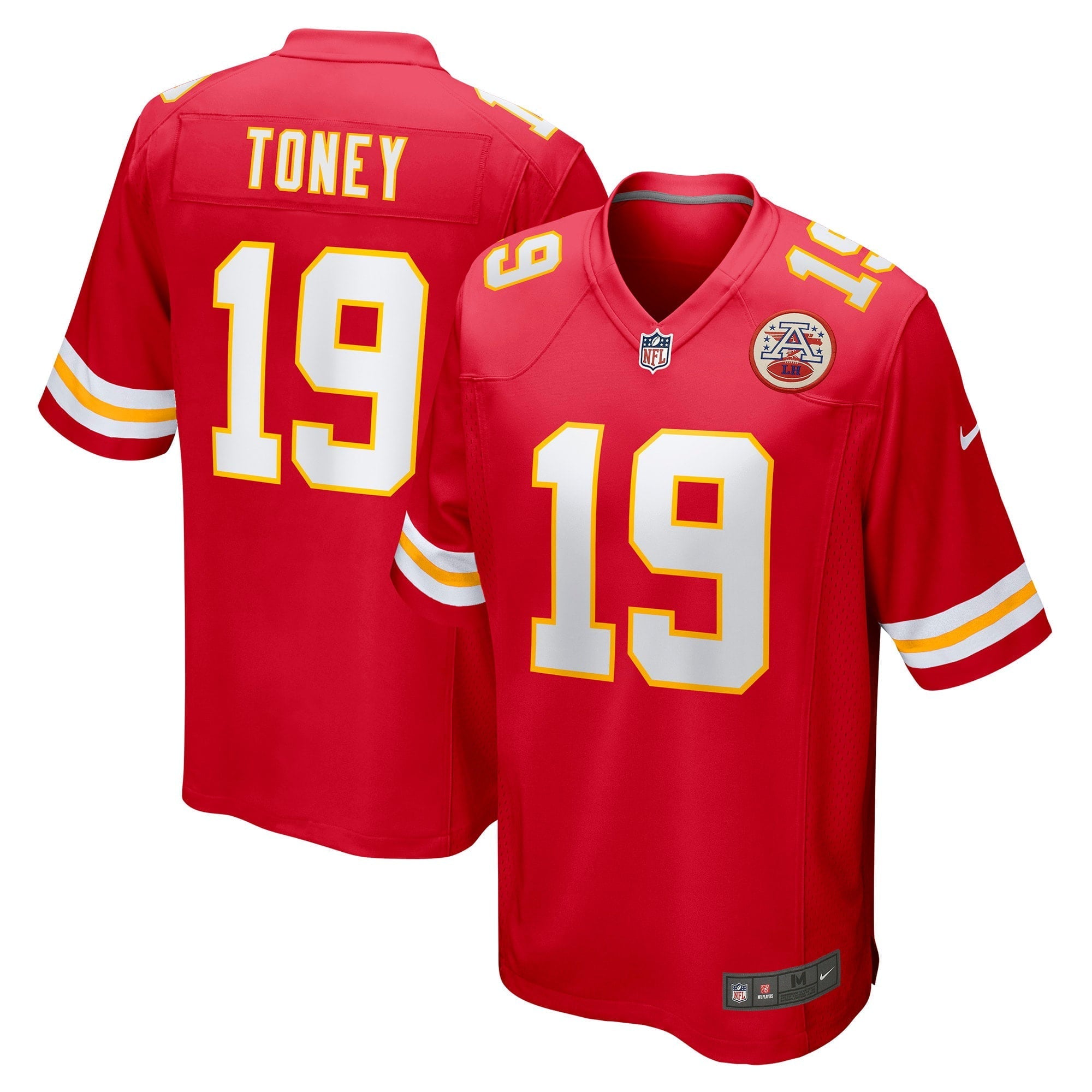Men's Nike Kadarius Toney Red Kansas City Chiefs Game Player Jersey - vstockx