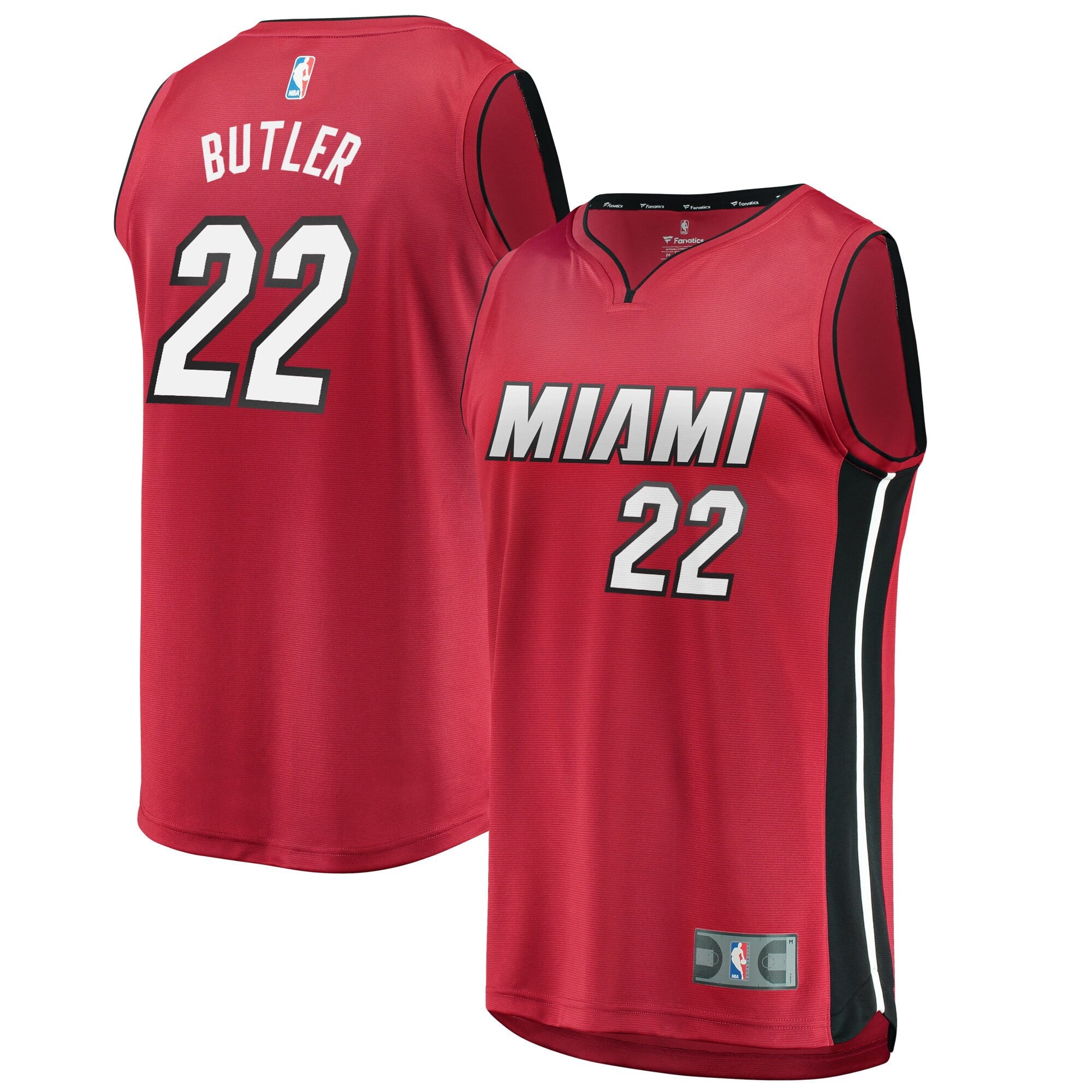 Men's Fanatics Branded Jimmy Butler Red Miami Heat Fast Break Replica Jersey - Statement Edition - vstockx