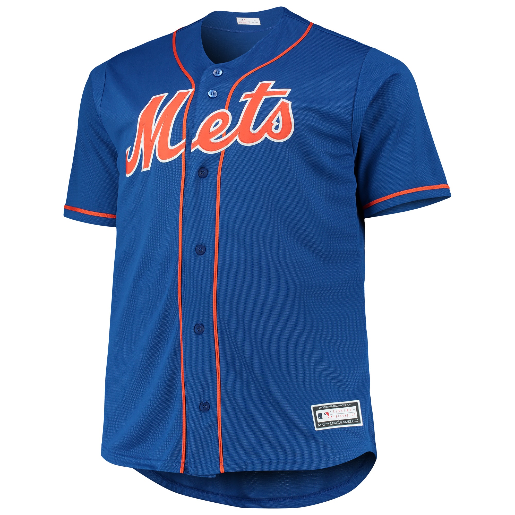 Francisco Lindor New York Mets Big & Tall Replica Player Jersey - Royal - vstockx