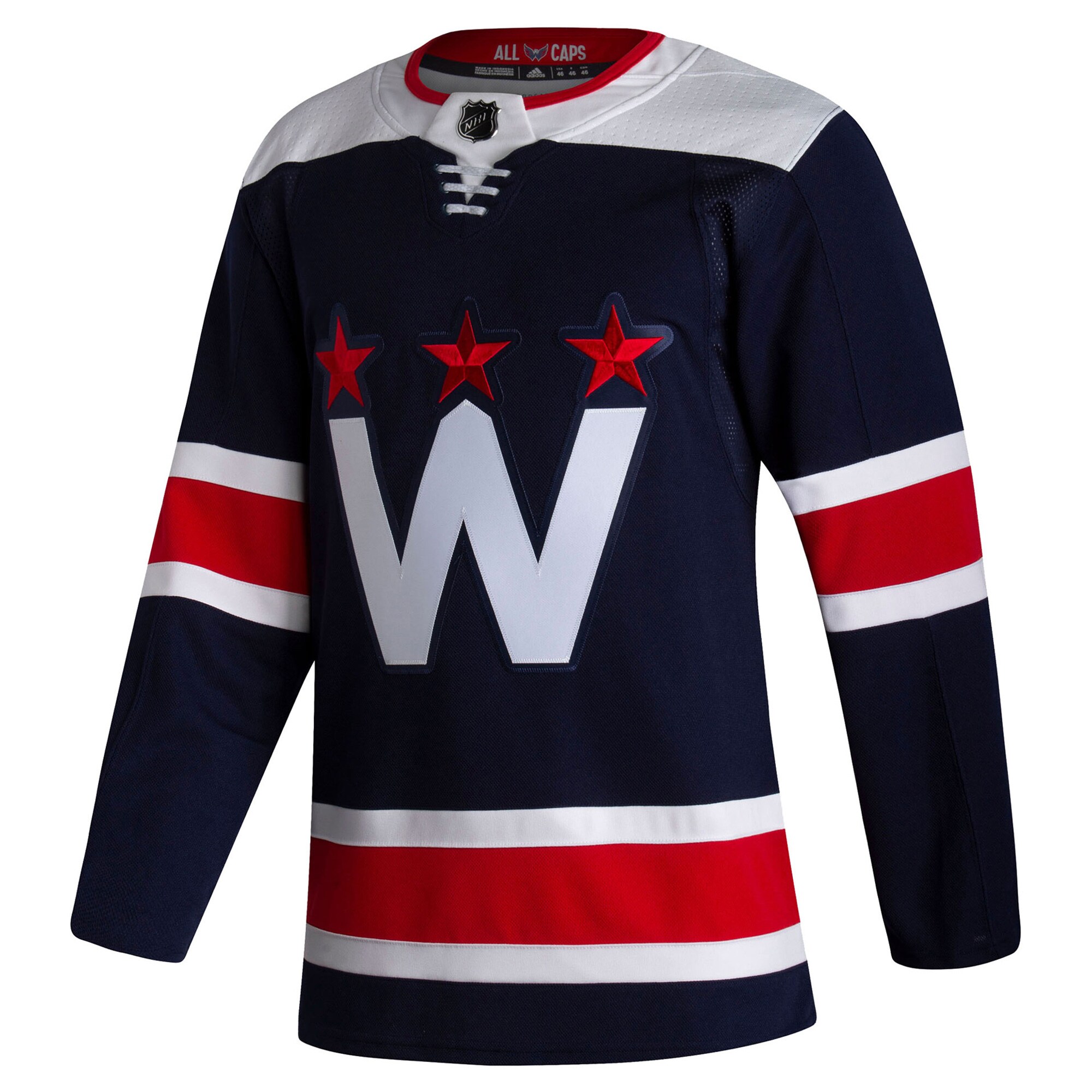 Washington Capitals adidas 2020/21 Alternate Authentic Jersey - Navy - vstockx