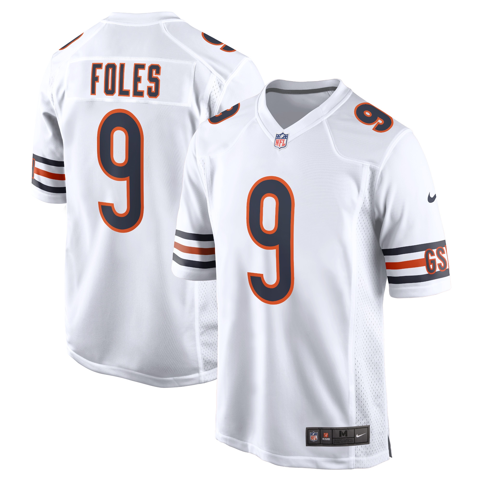 Nick Foles Chicago Bears Nike Game Jersey - White - vstockx