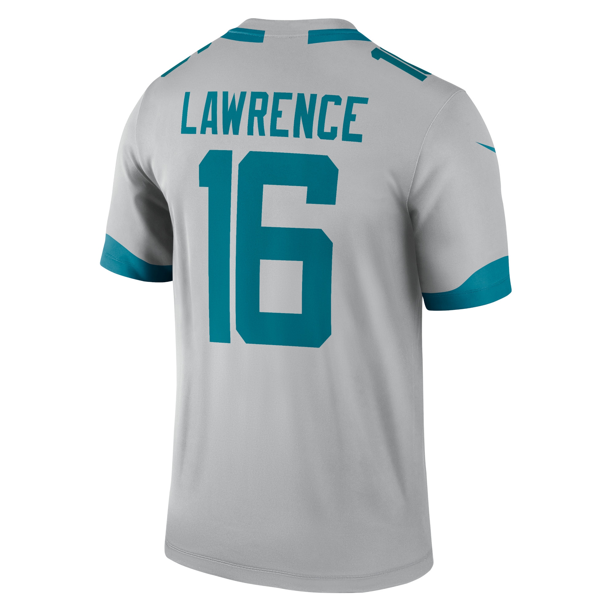 Trevor Lawrence Jacksonville Jaguars Nike Inverted Legend Jersey - Silver - vstockx