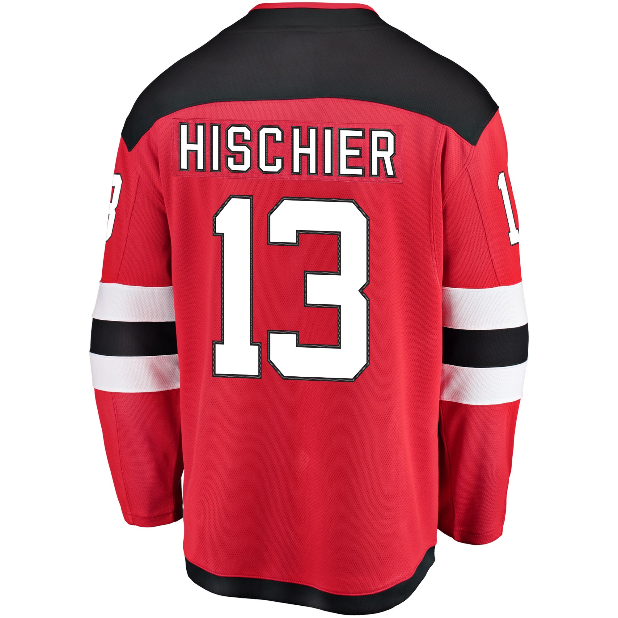 Nico Hischier New Jersey Devils Fanatics Branded Youth Home Breakaway Player Jersey - Red - vstockx