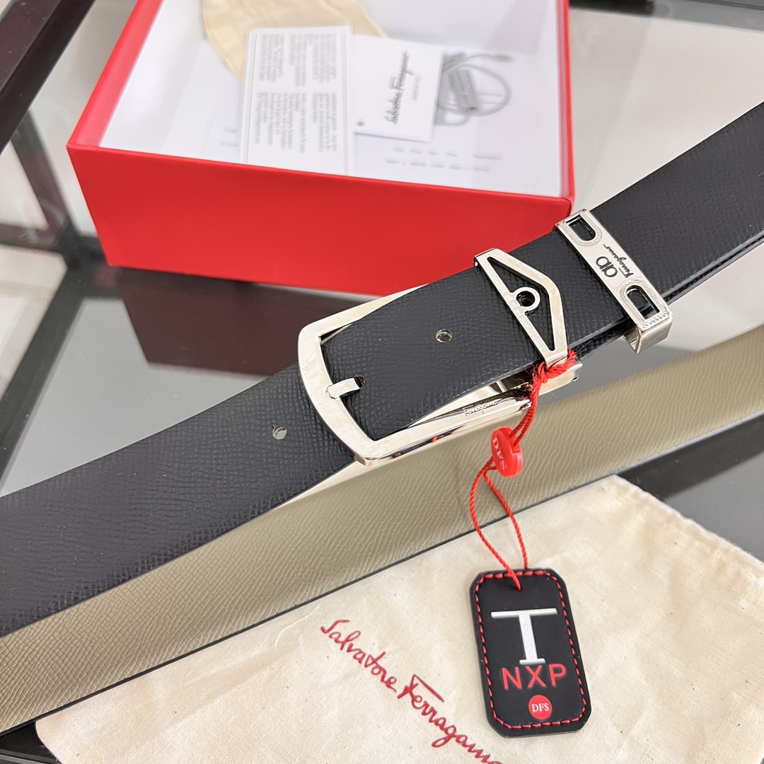 Streetwear Belt Ferragamo 320209 size:3.5cm - vstockx