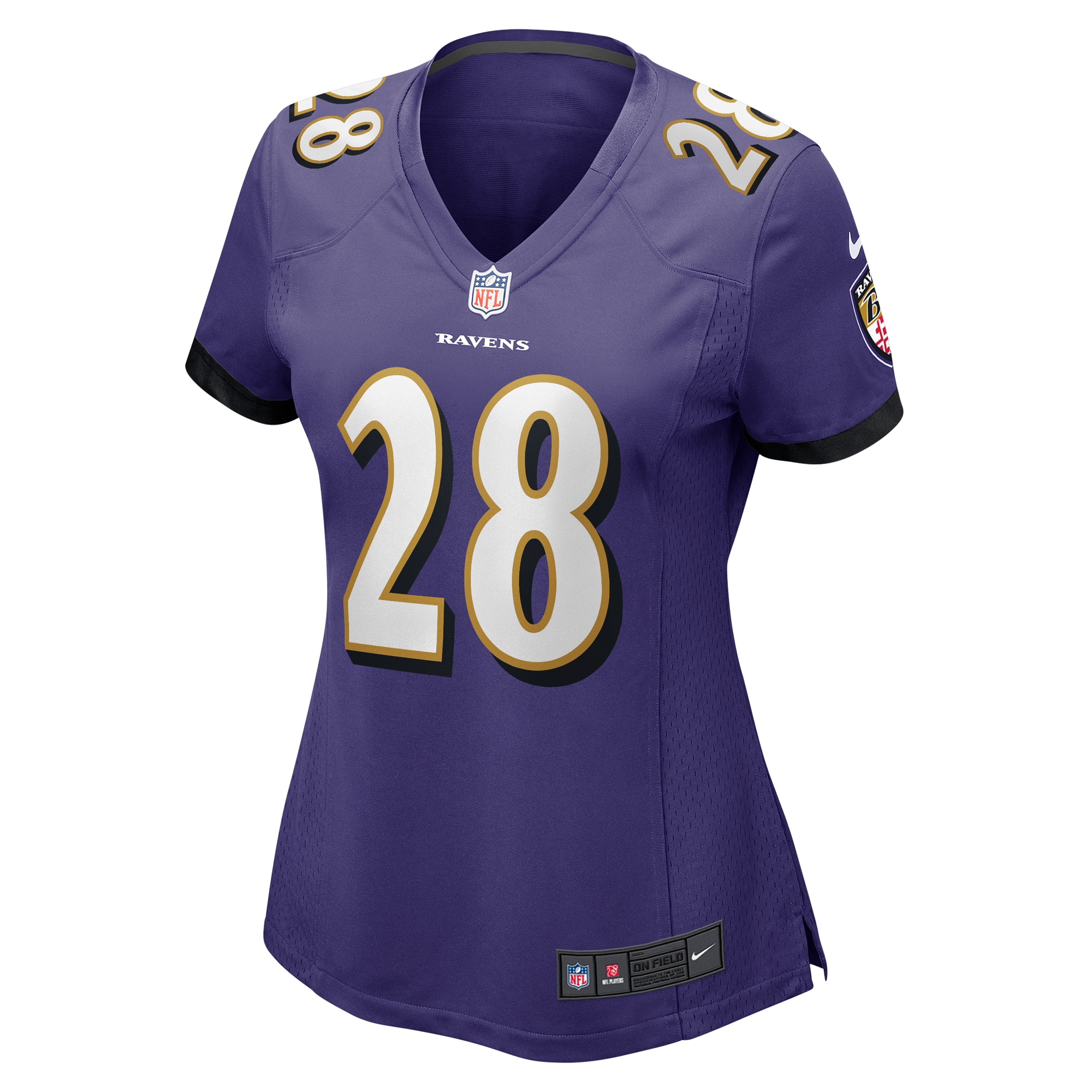 Trayvon Mullen Jr. Baltimore Ravens Nike Women's Team Game Jersey - Purple - vstockx