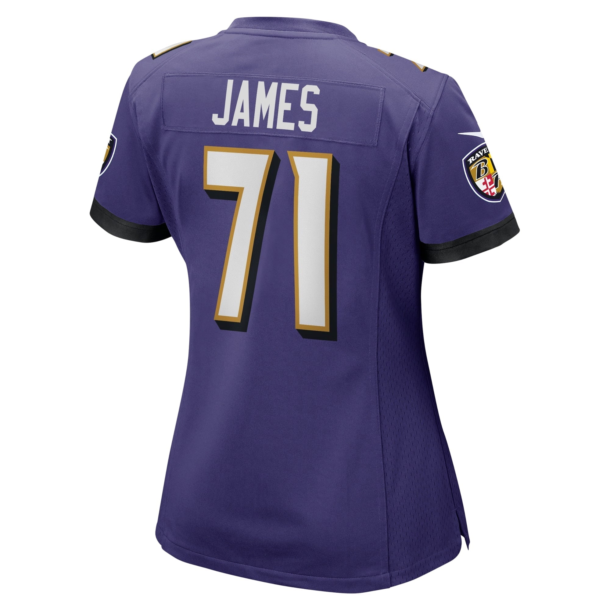 Women's Nike Ja'Wuan James Purple Baltimore Ravens Player Game Jersey - vstockx