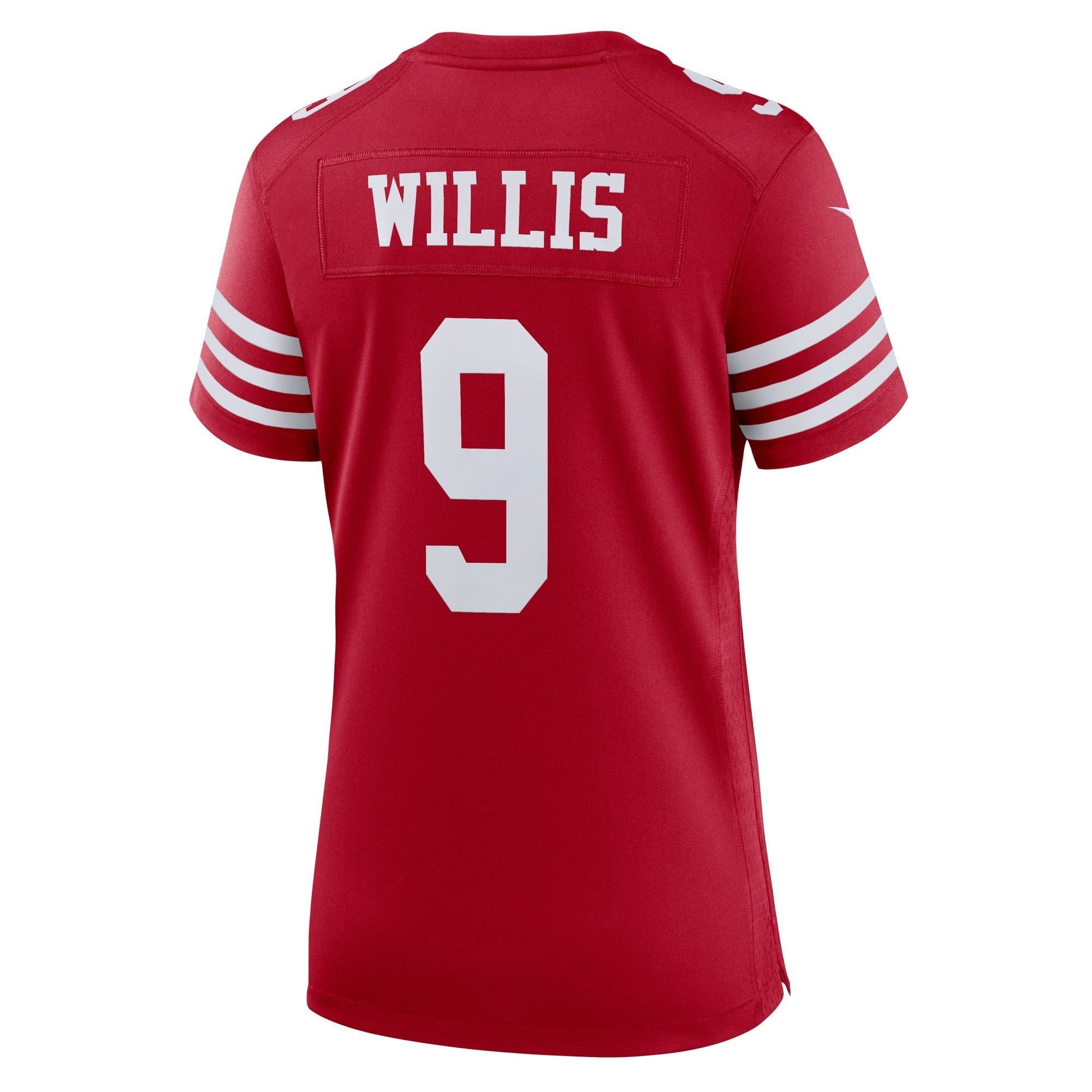 Women's Nike Brayden Willis Scarlet San Francisco 49ers Team Game Jersey - vstockx