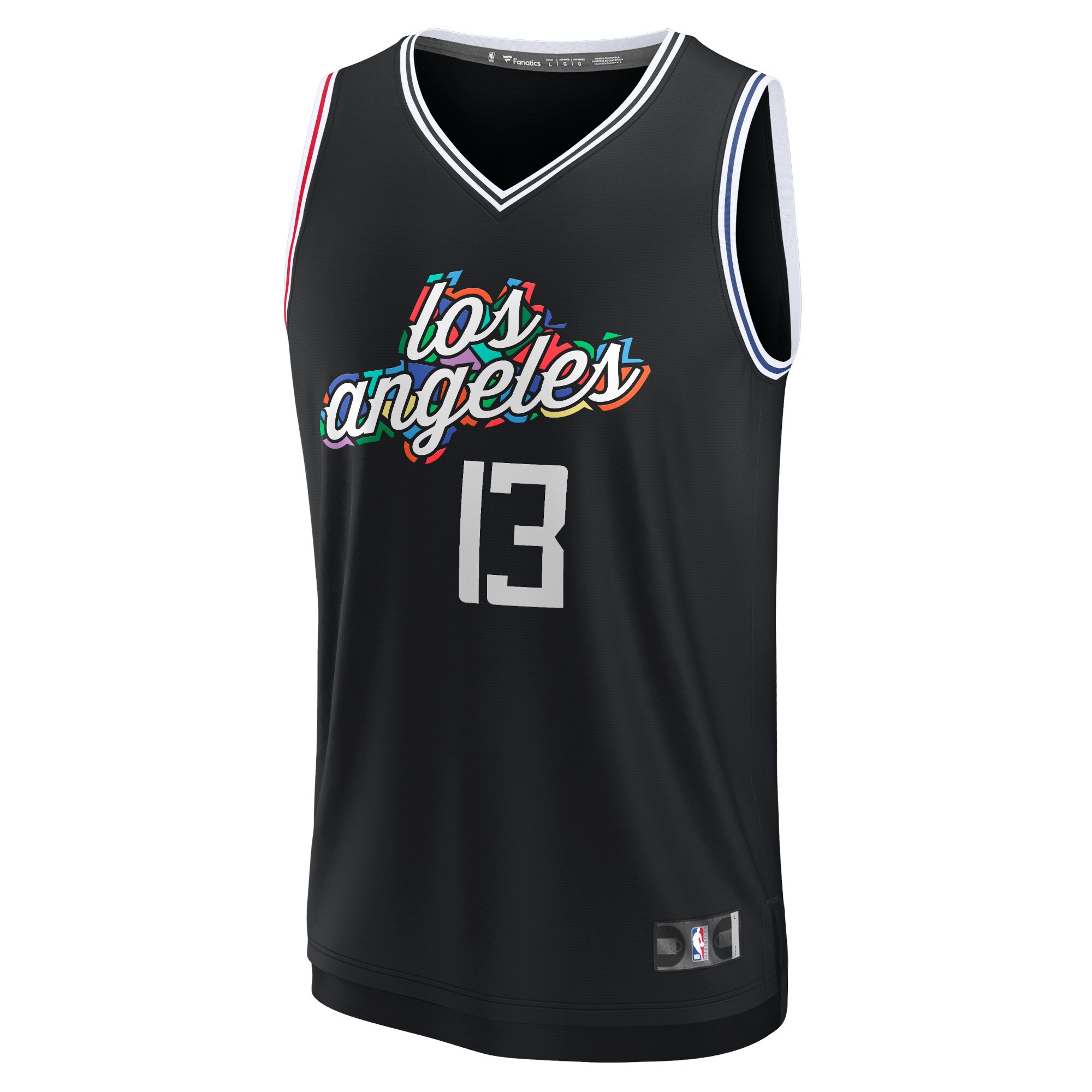 Paul George LA Clippers Fanatics Branded Youth 2022/23 Fastbreak Jersey - City Edition - Black - vstockx