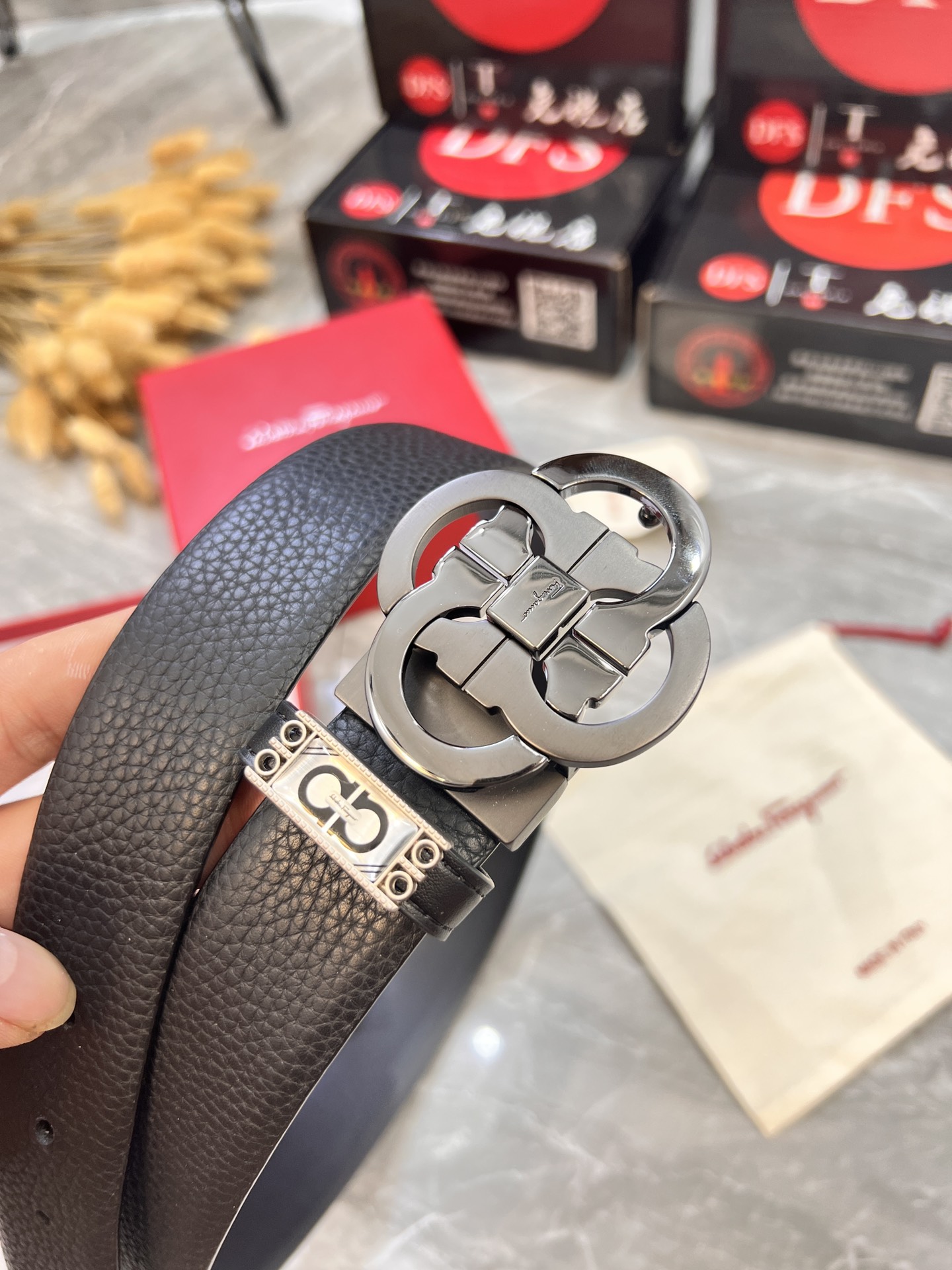 Streetwear Belt Ferragamo 319904 size:3.5cm - vstockx