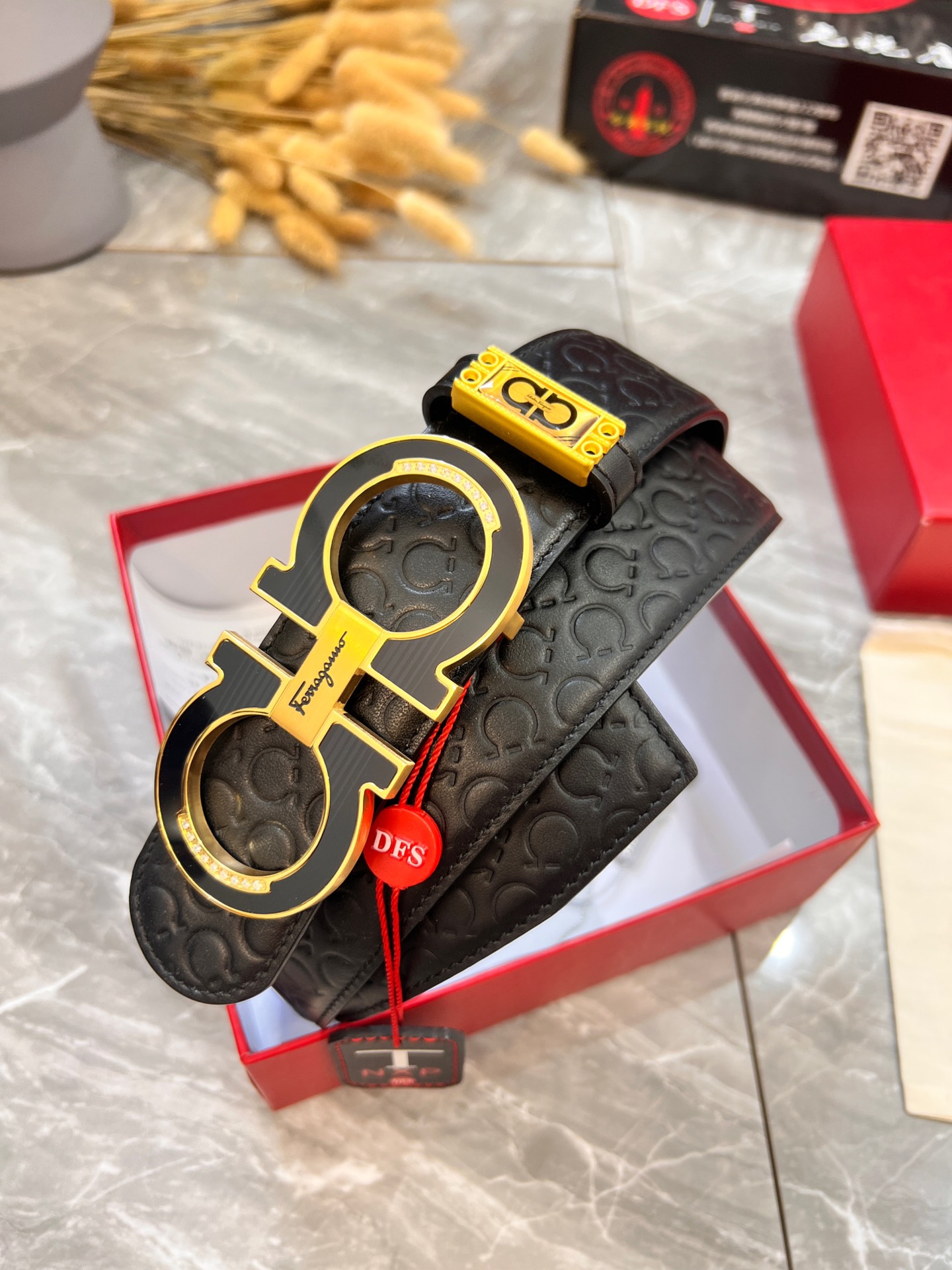 Streetwear Belt Ferragamo 320007 size:3.5cm - vstockx