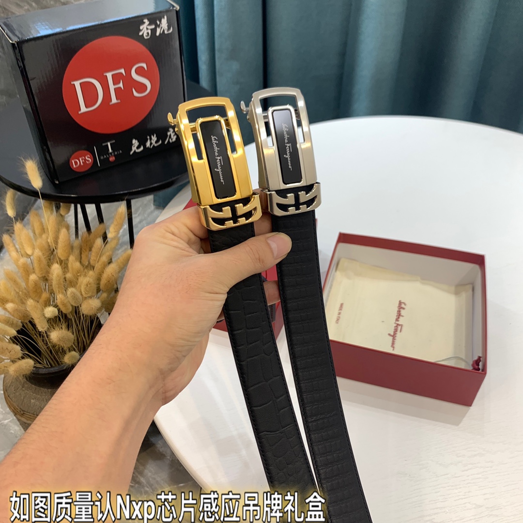 Streetwear Belt Ferragamo 319510 size:3.5cm - vstockx