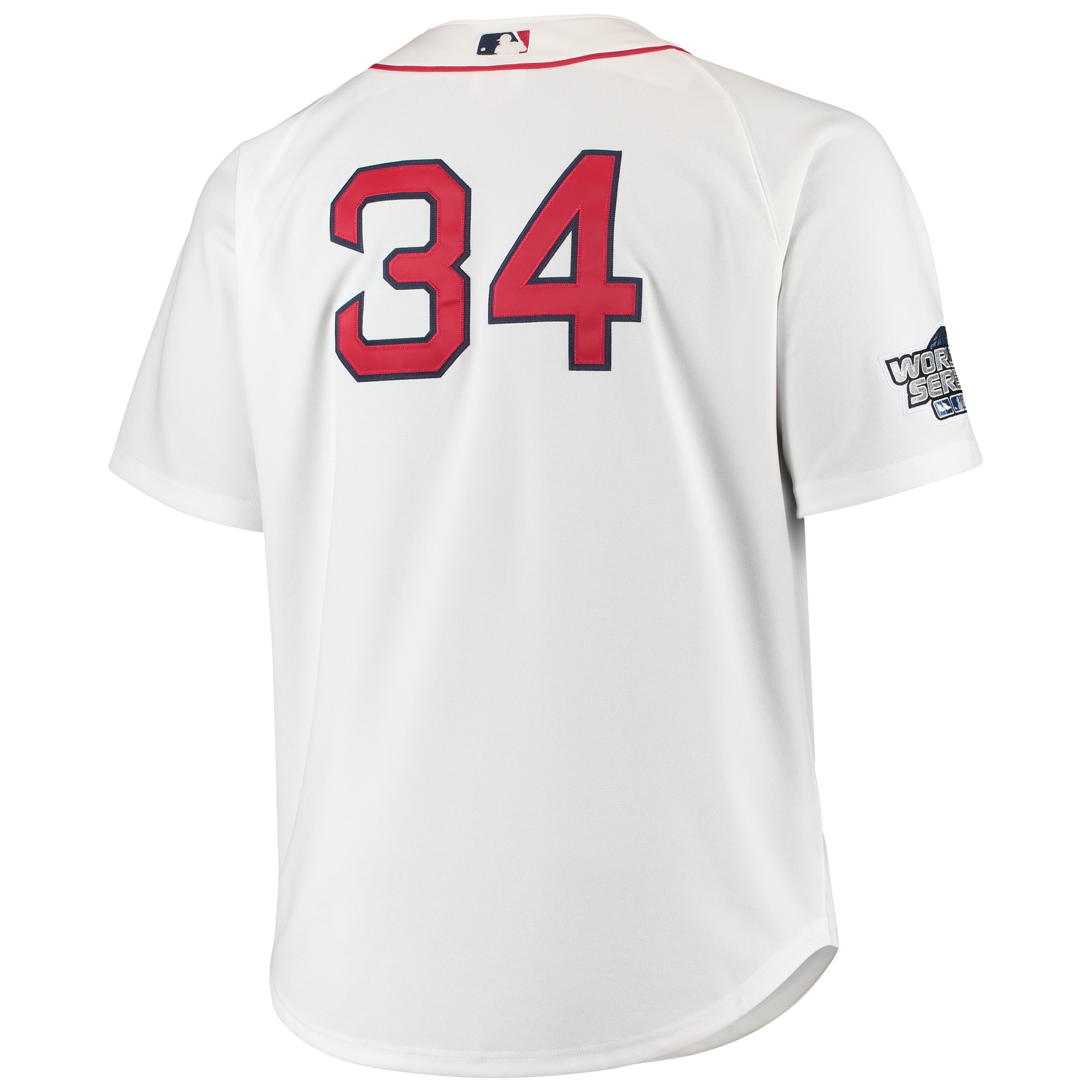 David Ortiz Boston Red Sox Mitchell & Ness Big & Tall Home Authentic Player Jersey - White - vstockx