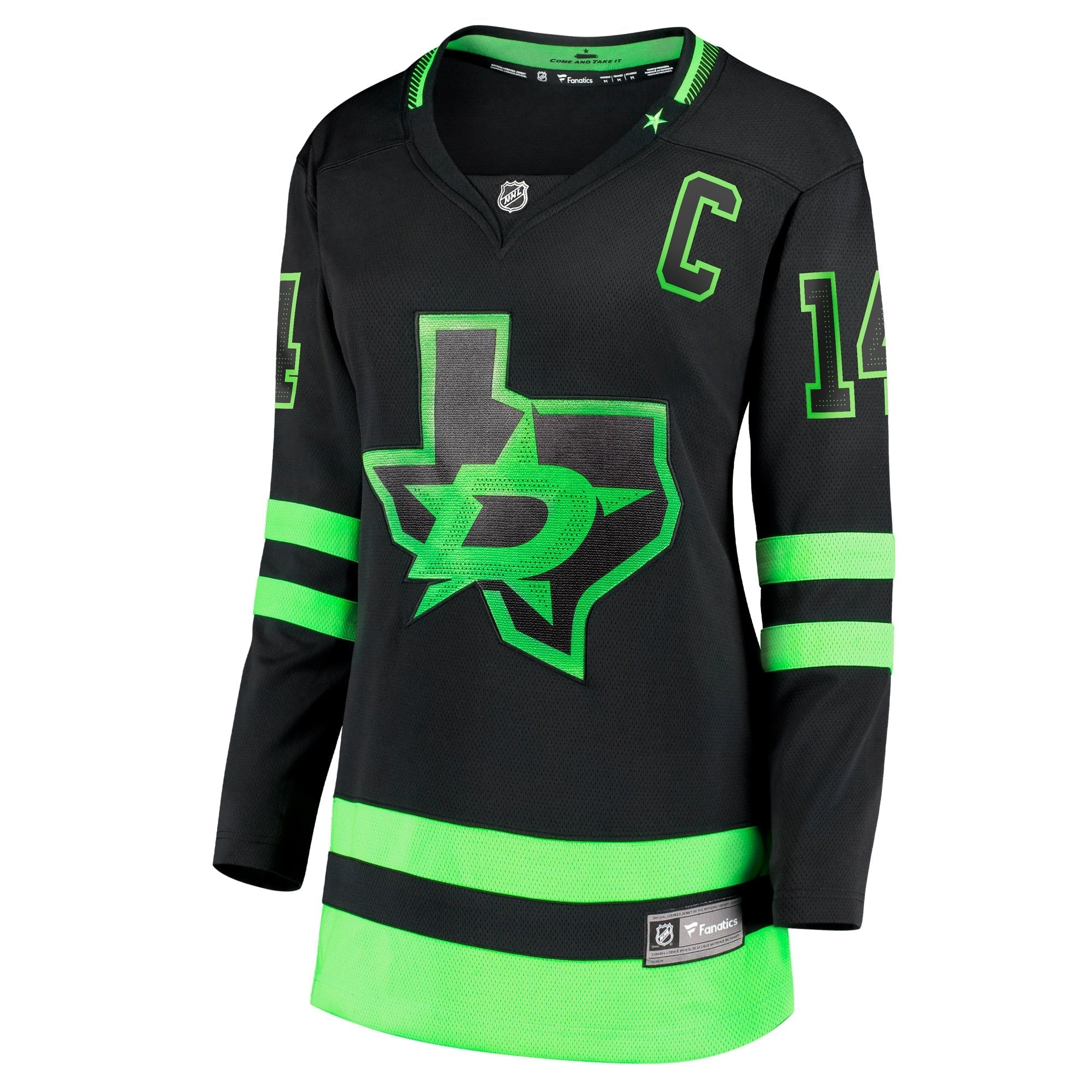 Women's Fanatics Branded Jamie Benn Black Dallas Stars 2020/21 Alternate Premier Breakaway Player Jersey - vstockx