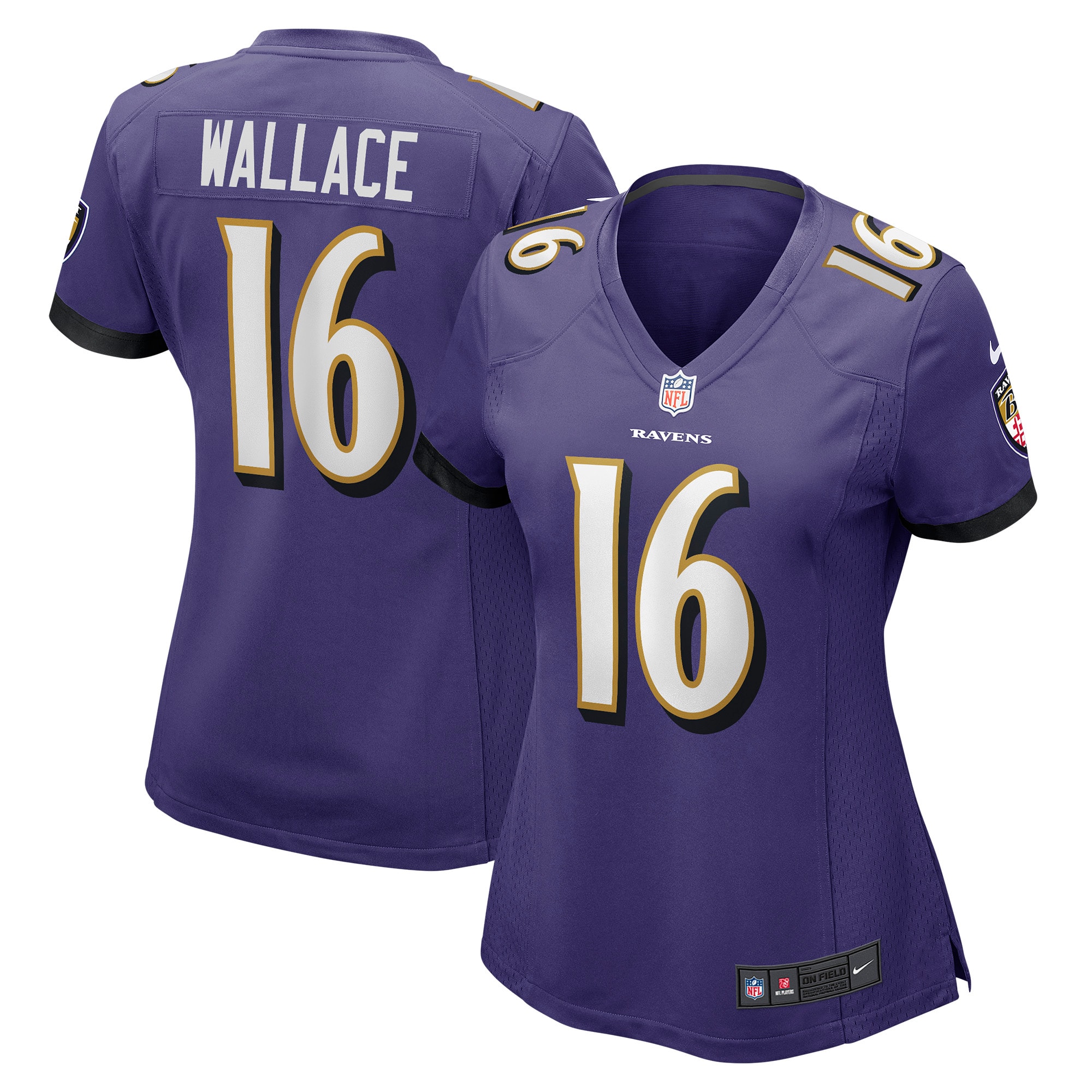 Tylan Wallace Baltimore Ravens Nike Women's Game Jersey - Purple - vstockx