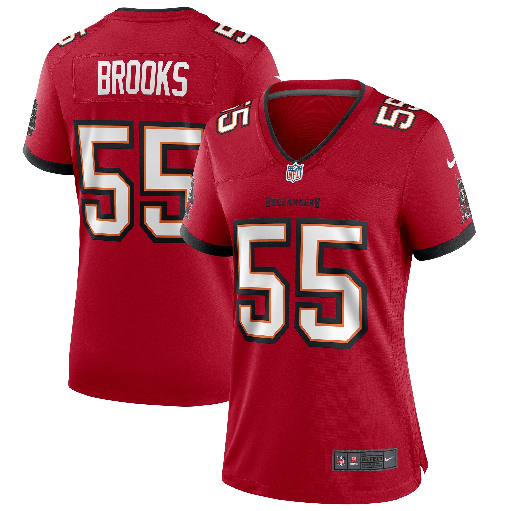 Derrick Brooks Tampa Bay Buccaneers Nike Women's Game Retired Player Jersey - Red - vstockx