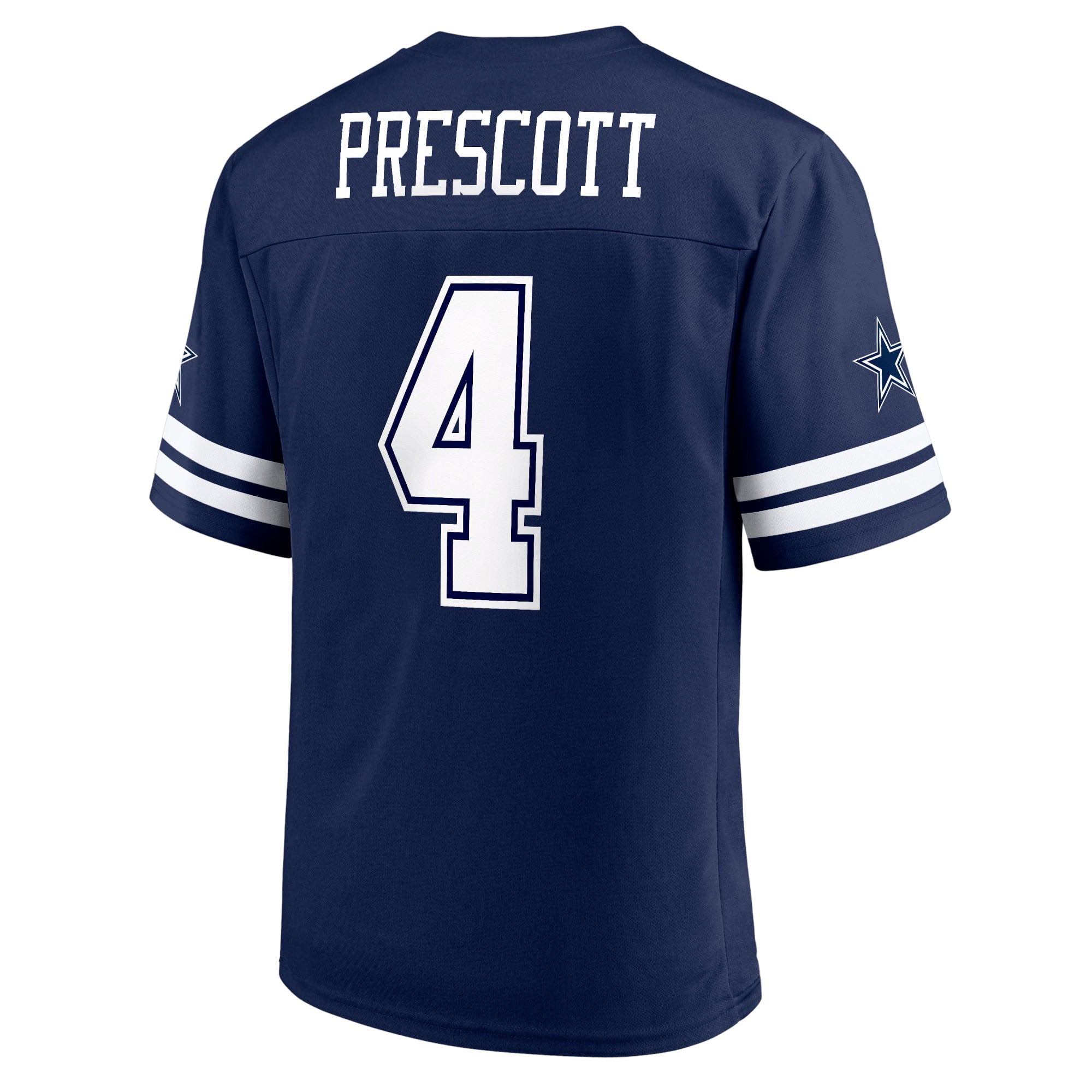 Men's Dallas Cowboys Dak Prescott Fanatics Branded Navy Replica Player Jersey - vstockx